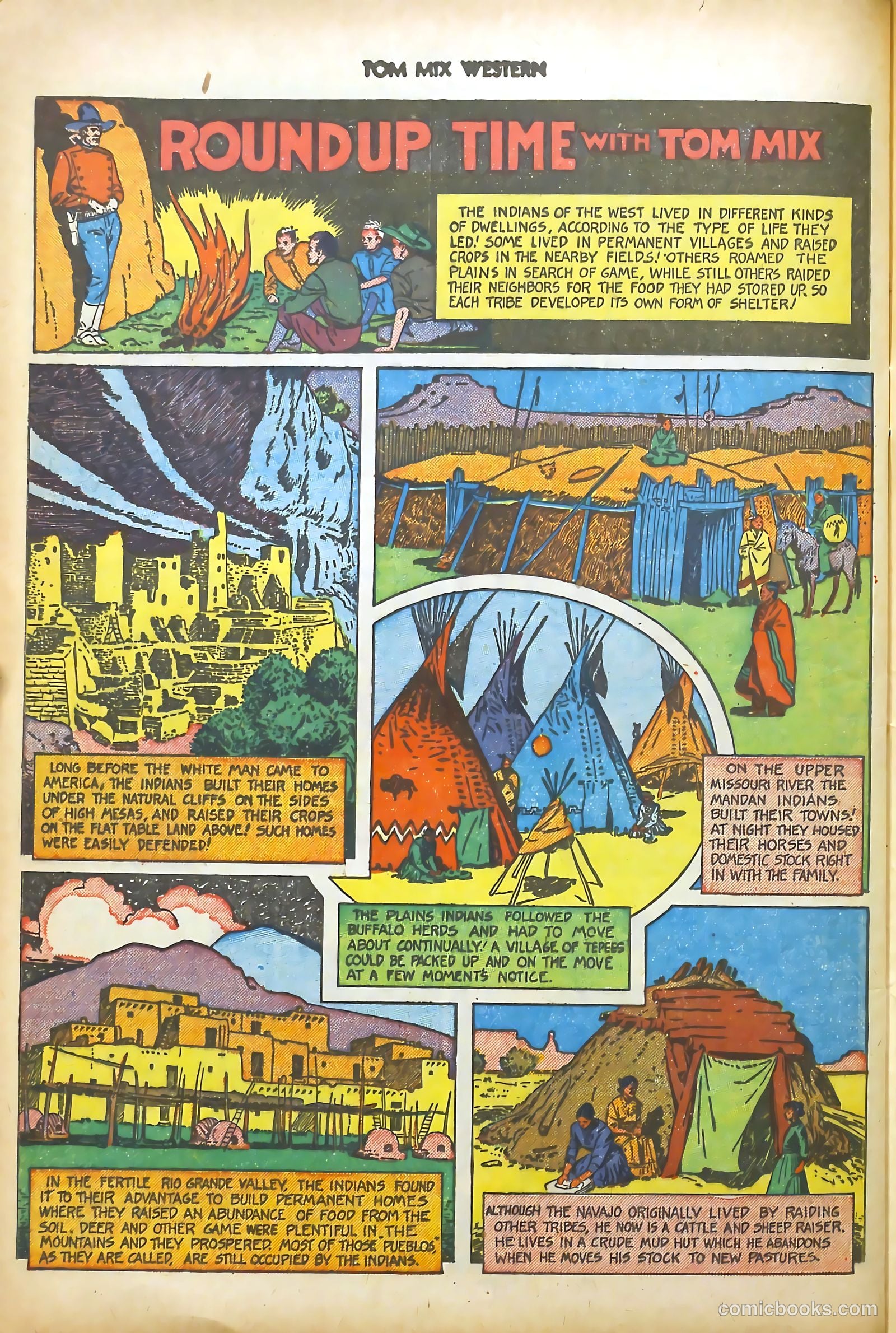 Tom Mix Western #35 (1950) — page 40 of 52