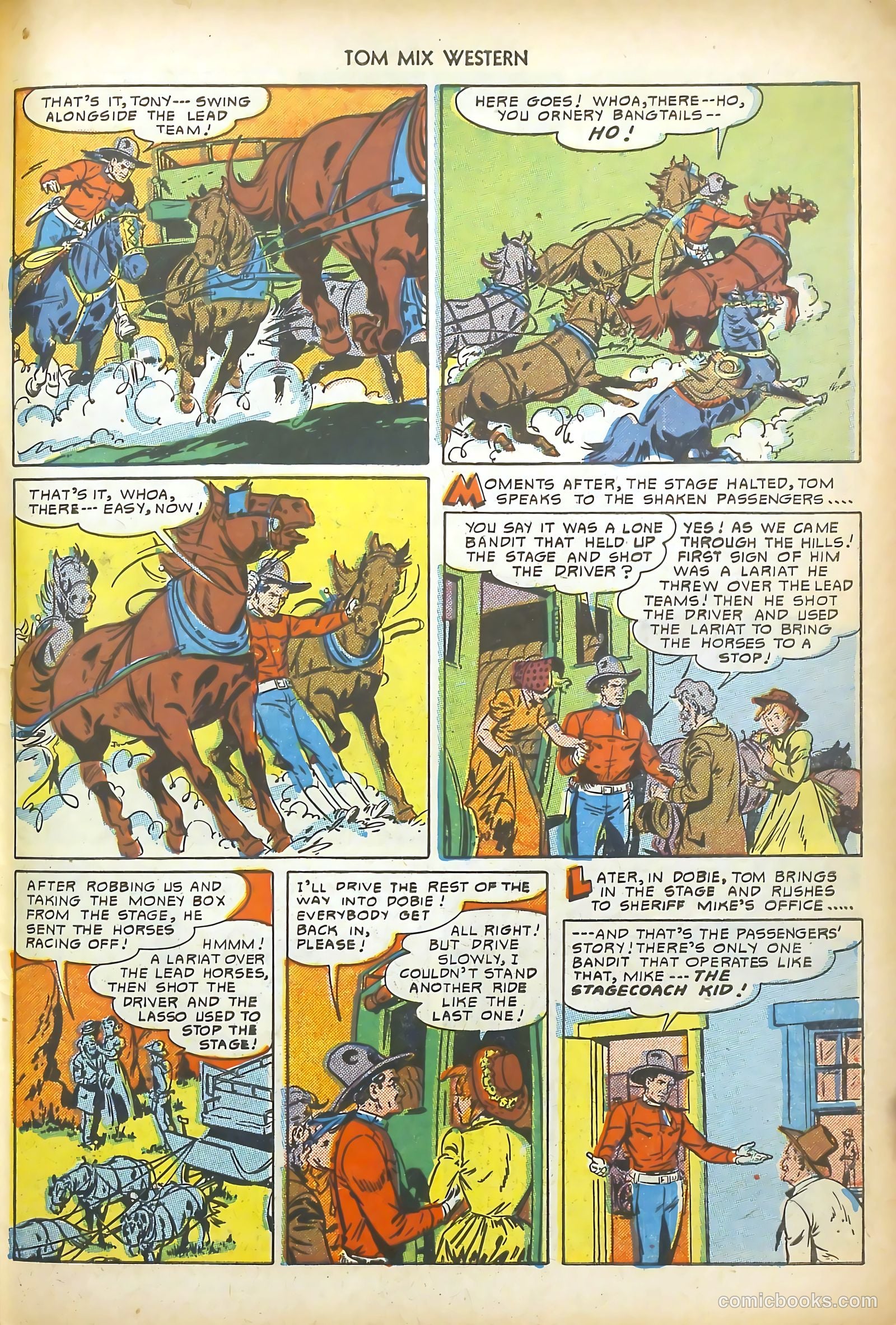 Tom Mix Western #35 (1950) — page 43 of 52
