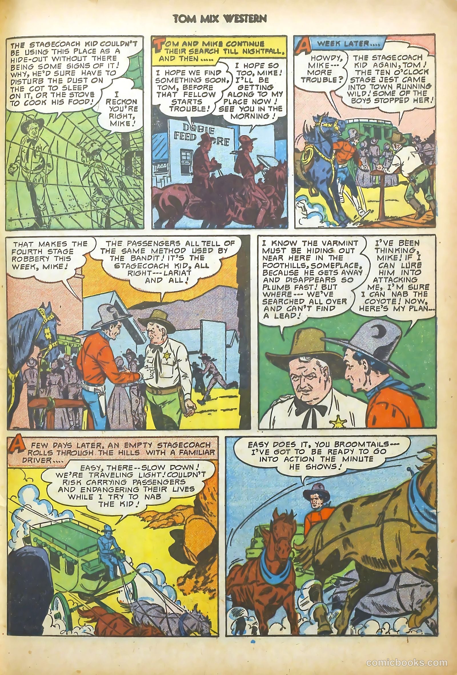 Tom Mix Western #35 (1950) — page 45 of 52