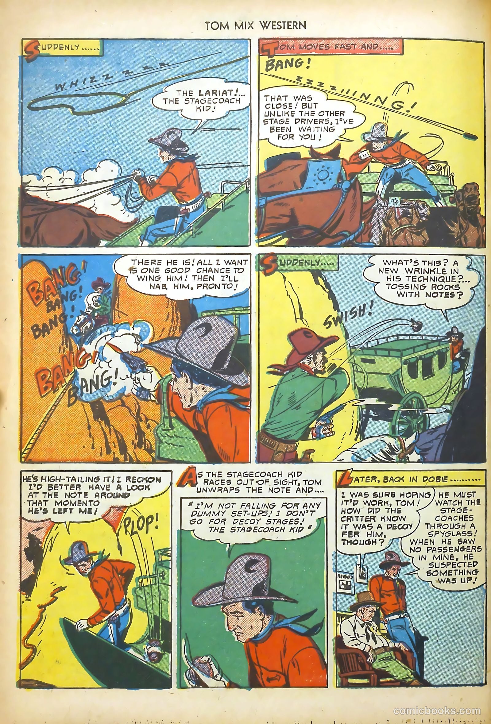 Tom Mix Western #35 (1950) — page 46 of 52