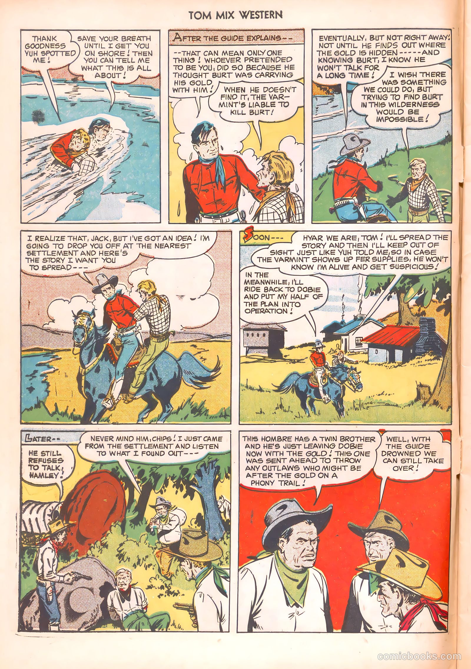 Tom Mix Western #36 (1950) — page 8 of 52