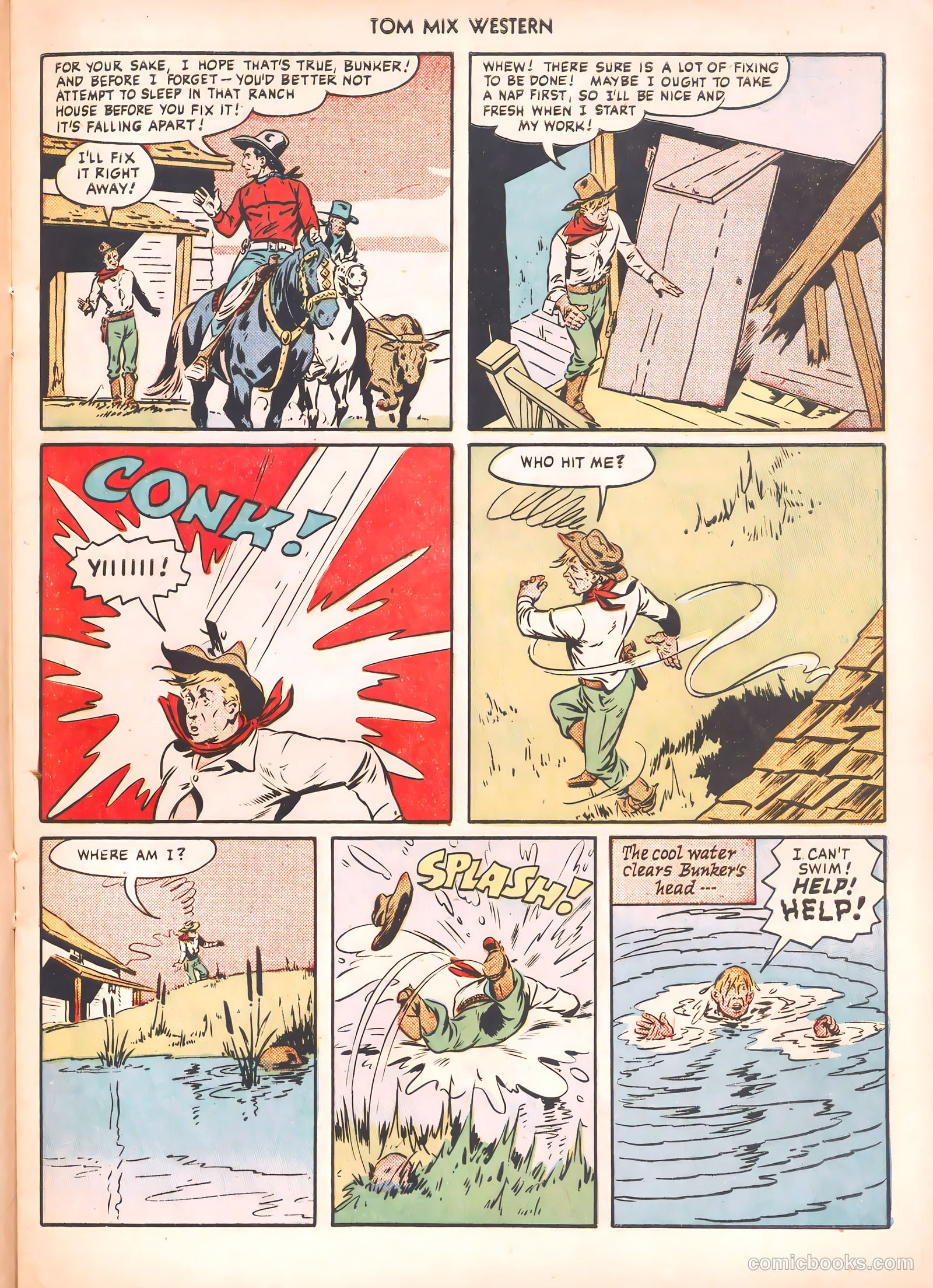 Tom Mix Western #36 (1950) — page 21 of 52