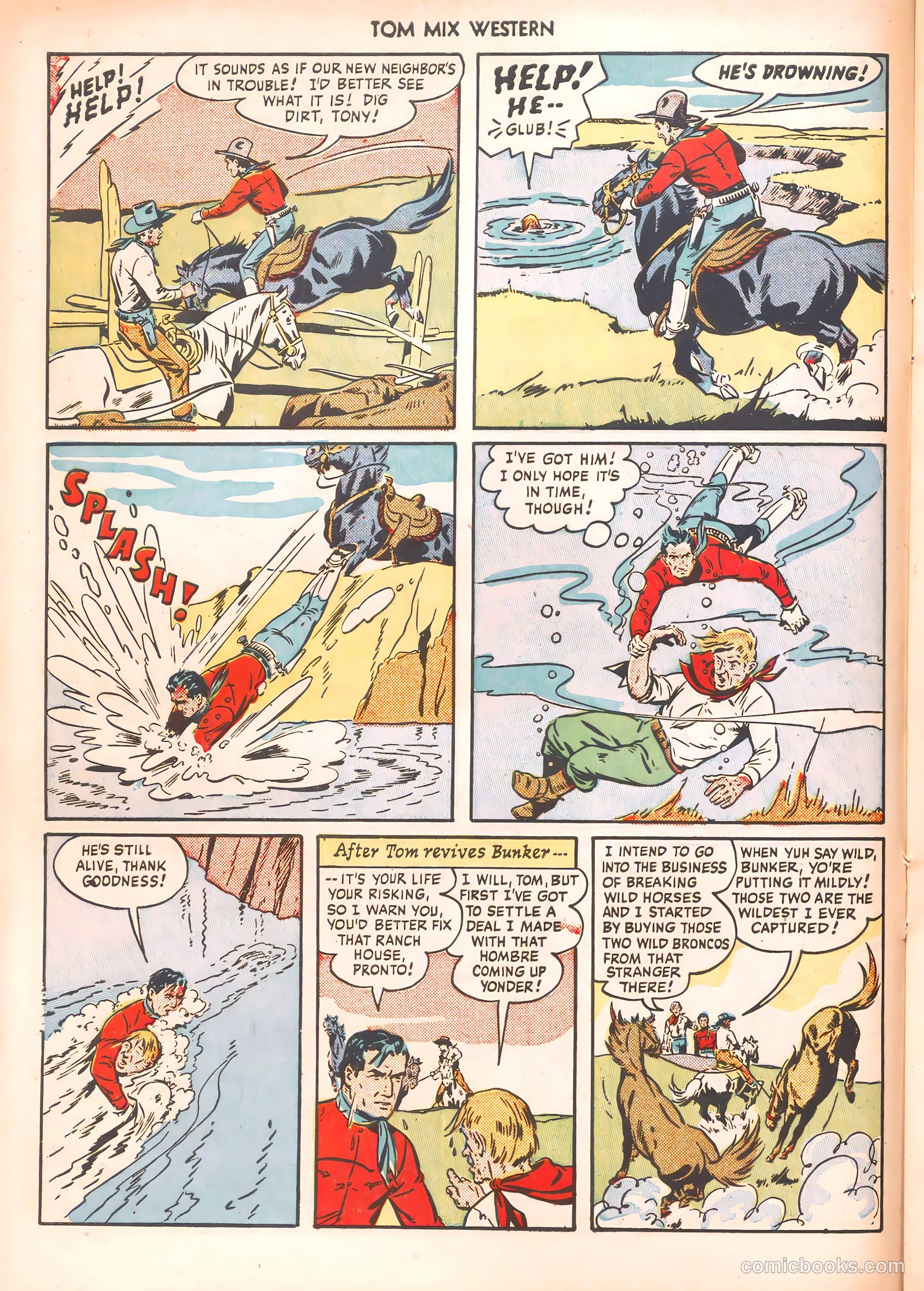Tom Mix Western #36 (1950) — page 22 of 52