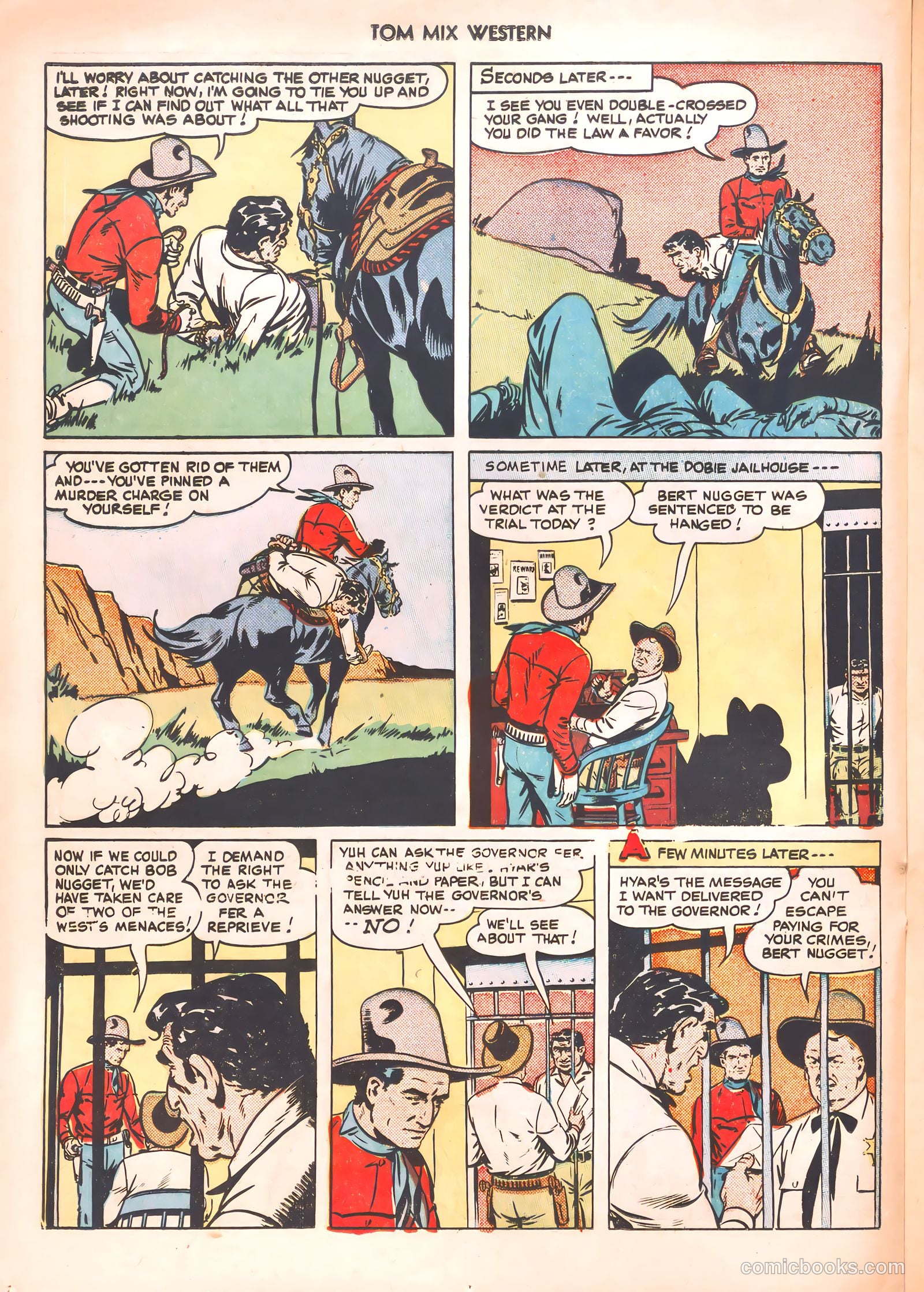 Tom Mix Western #36 (1950) — page 28 of 52
