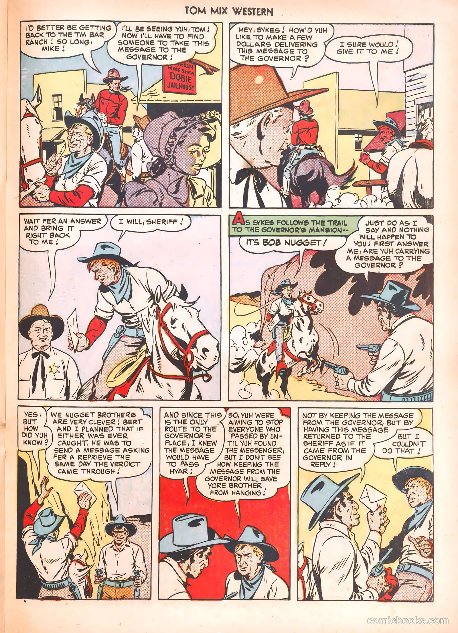 Tom Mix Western #36 (1950) — page 29 of 52