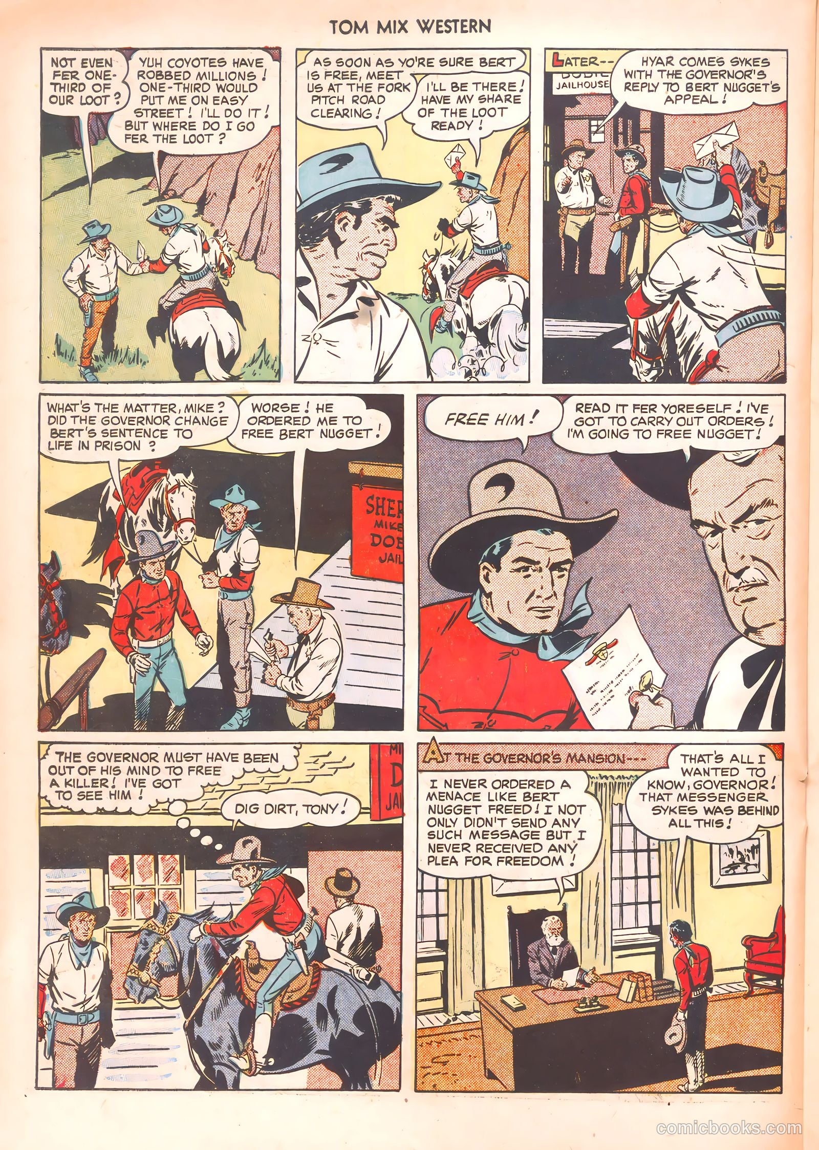 Tom Mix Western #36 (1950) — page 30 of 52
