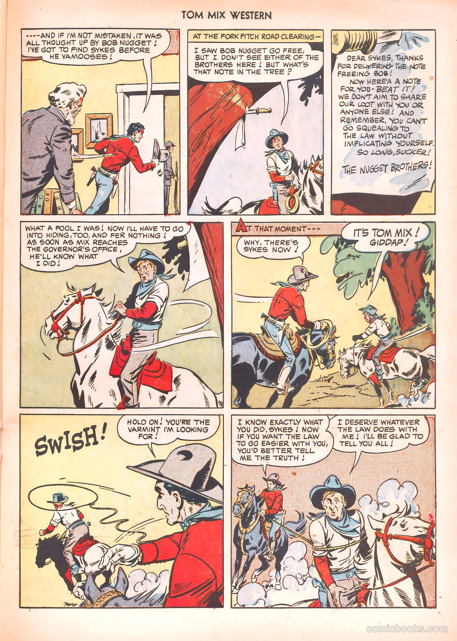 Tom Mix Western #36 (1950) — page 31 of 52