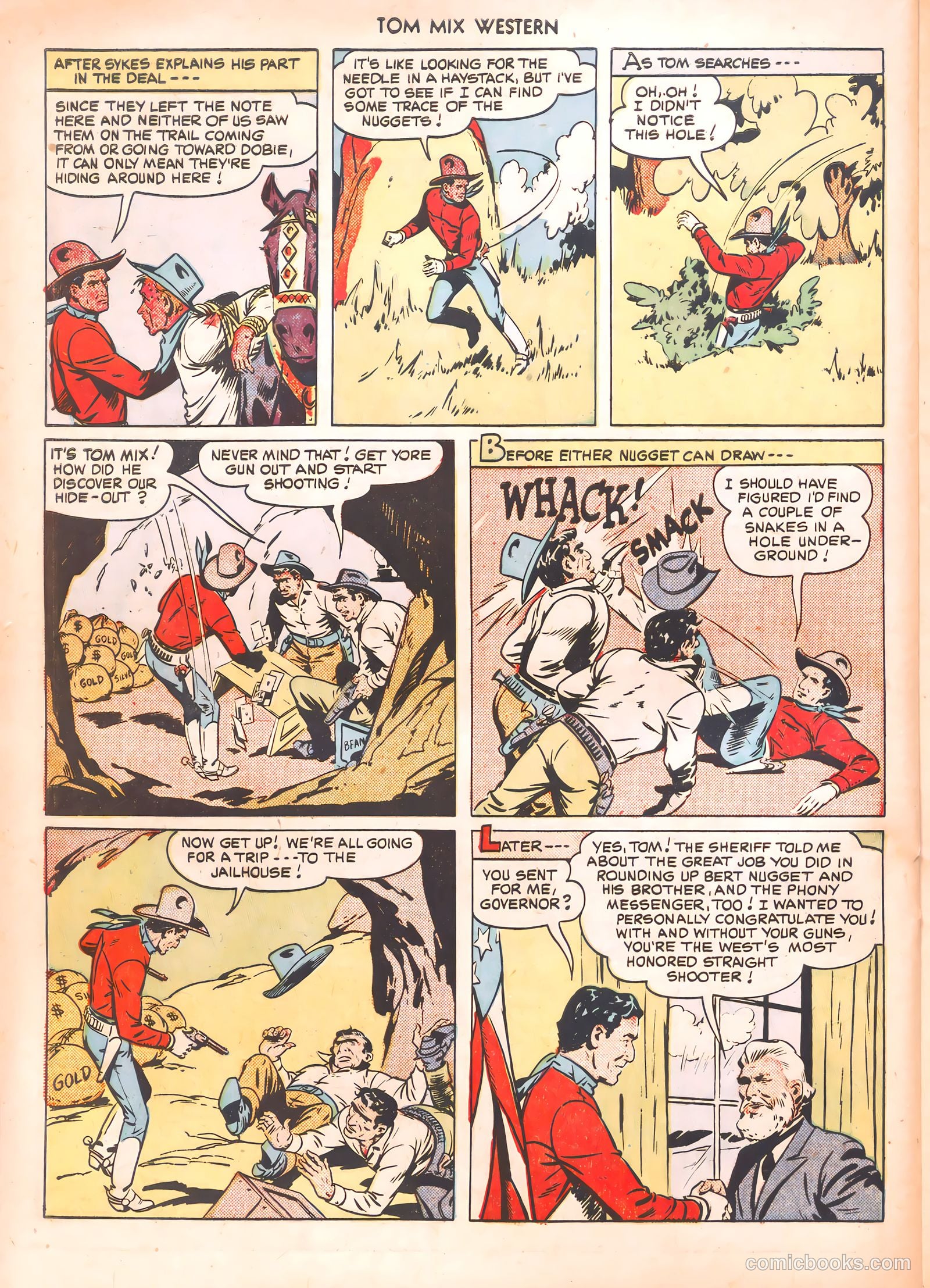 Tom Mix Western #36 (1950) — page 32 of 52
