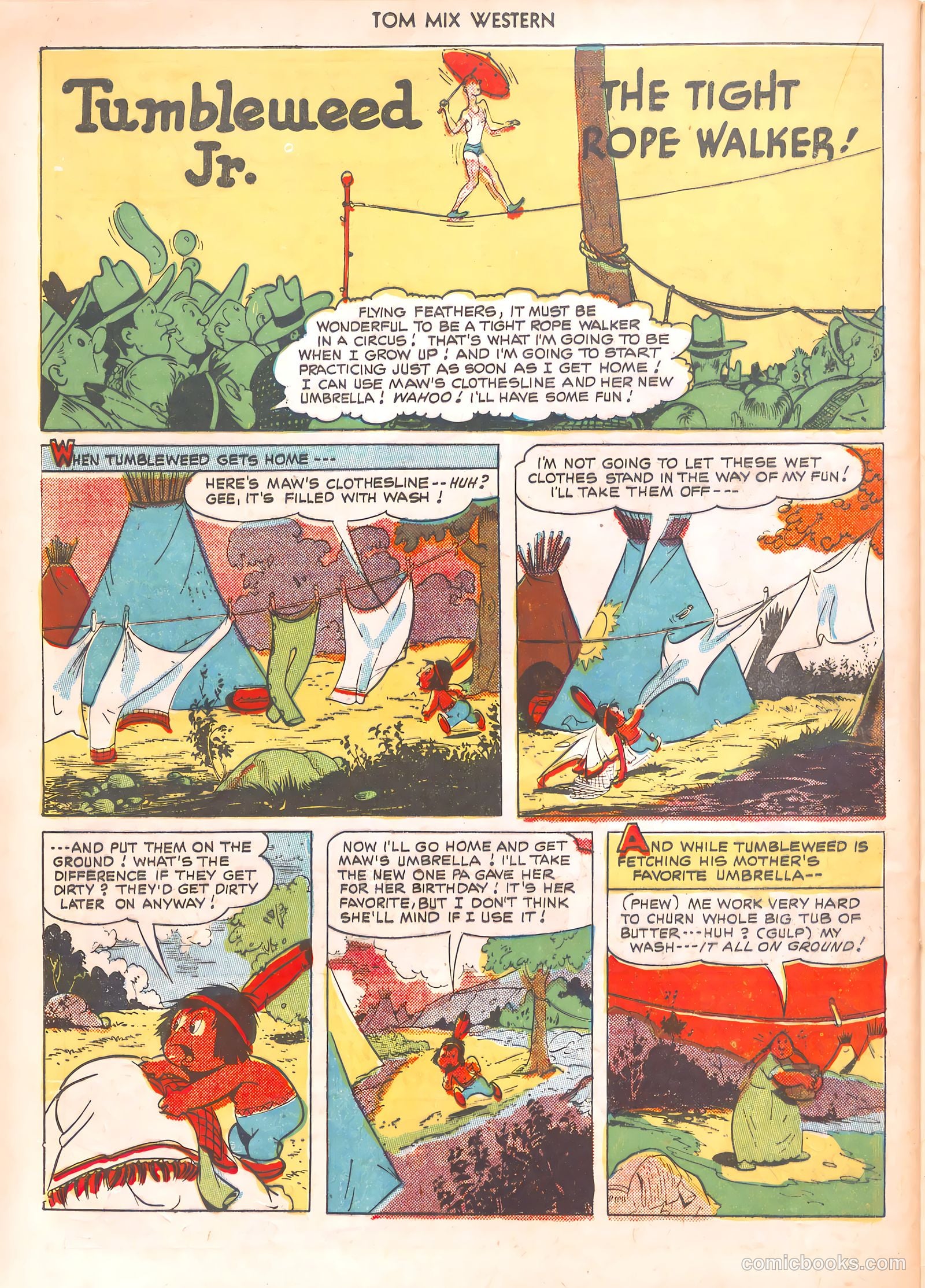 Tom Mix Western #36 (1950) — page 36 of 52