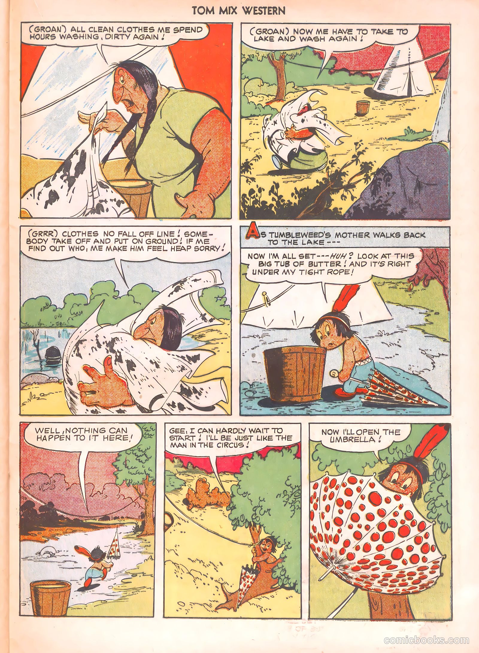 Tom Mix Western #36 (1950) — page 37 of 52