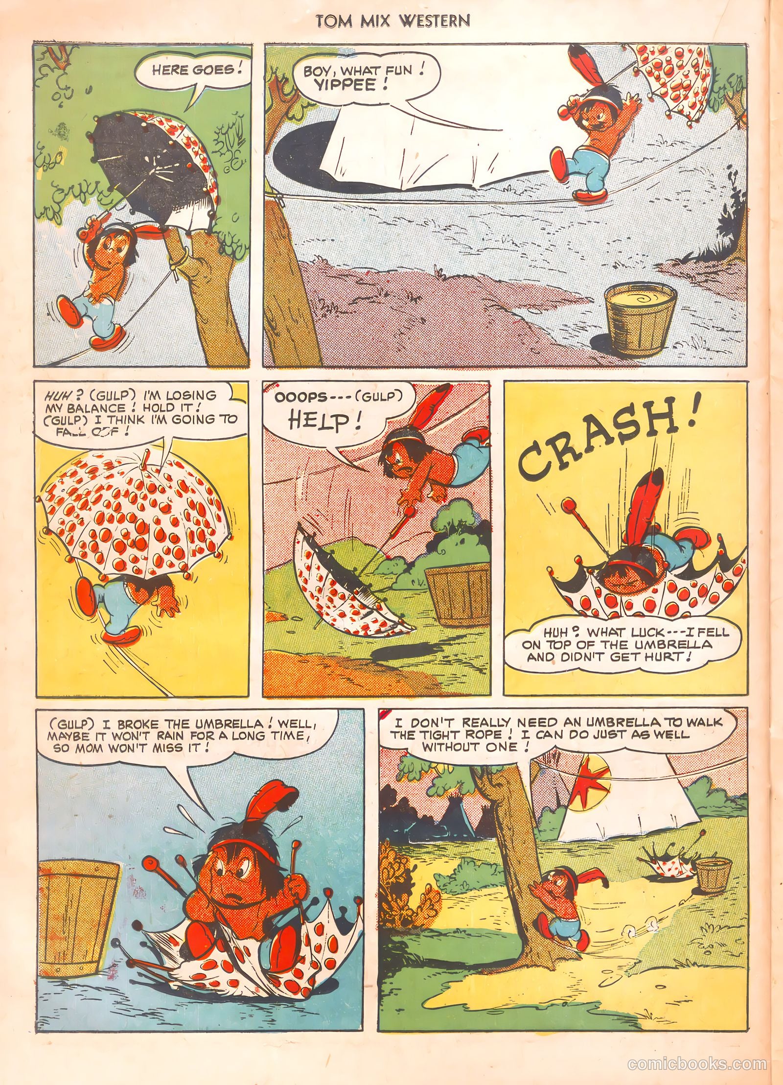 Tom Mix Western #36 (1950) — page 38 of 52