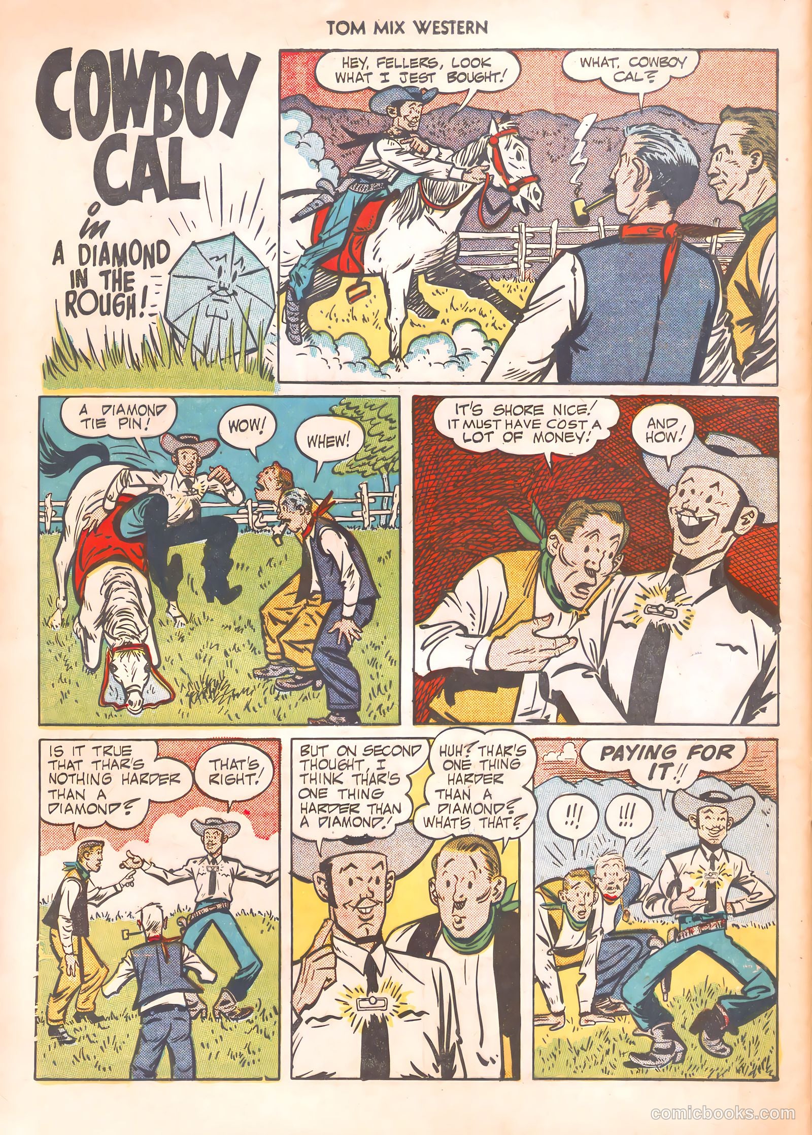 Tom Mix Western #36 (1950) — page 40 of 52