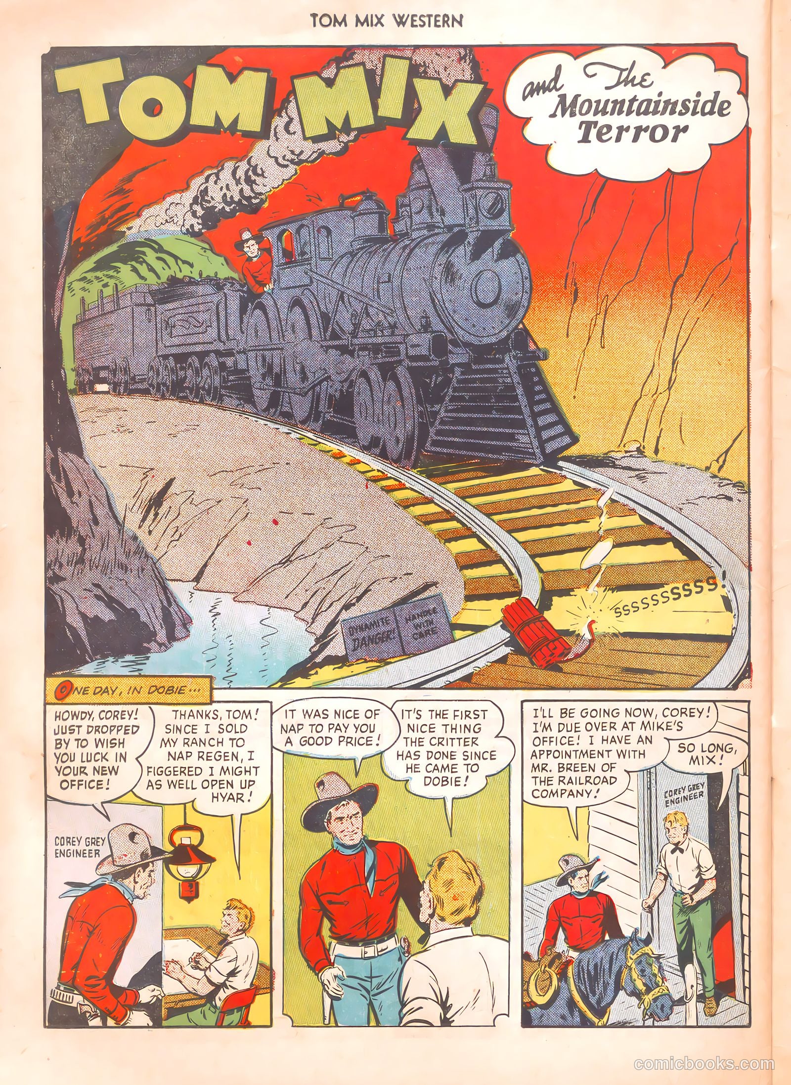 Tom Mix Western #36 (1950) — page 42 of 52