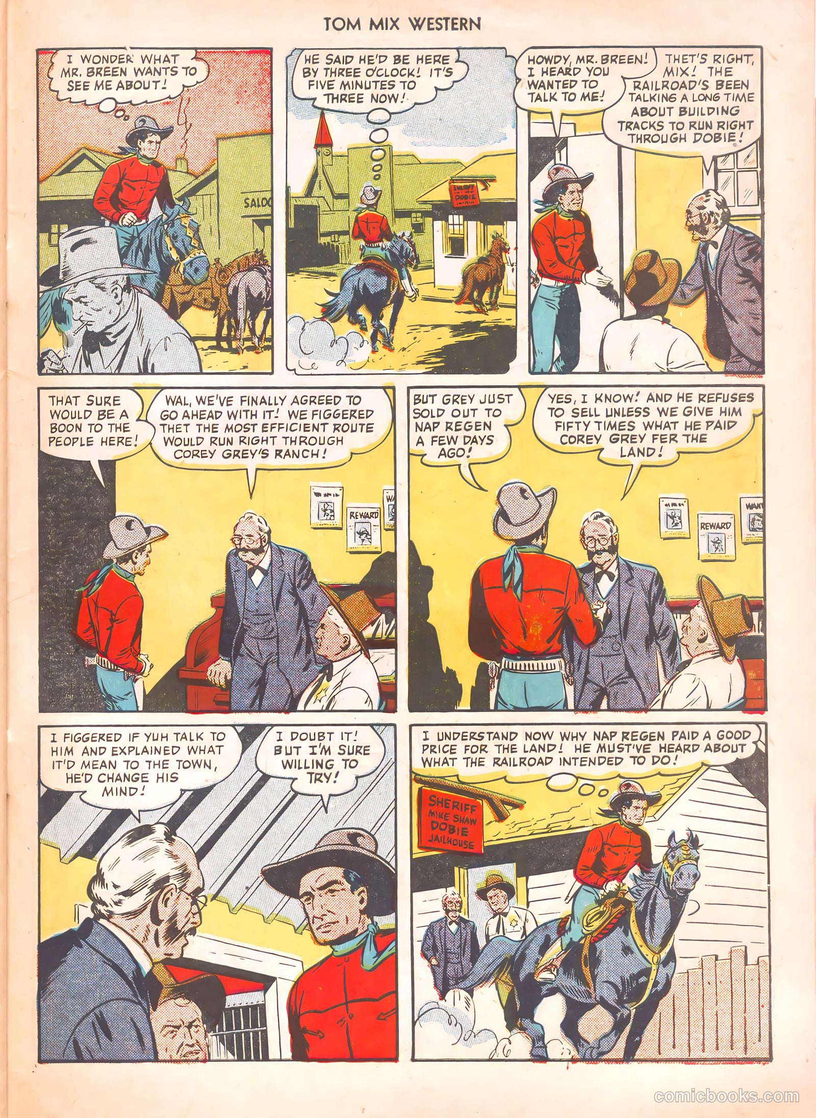 Tom Mix Western #36 (1950) — page 43 of 52