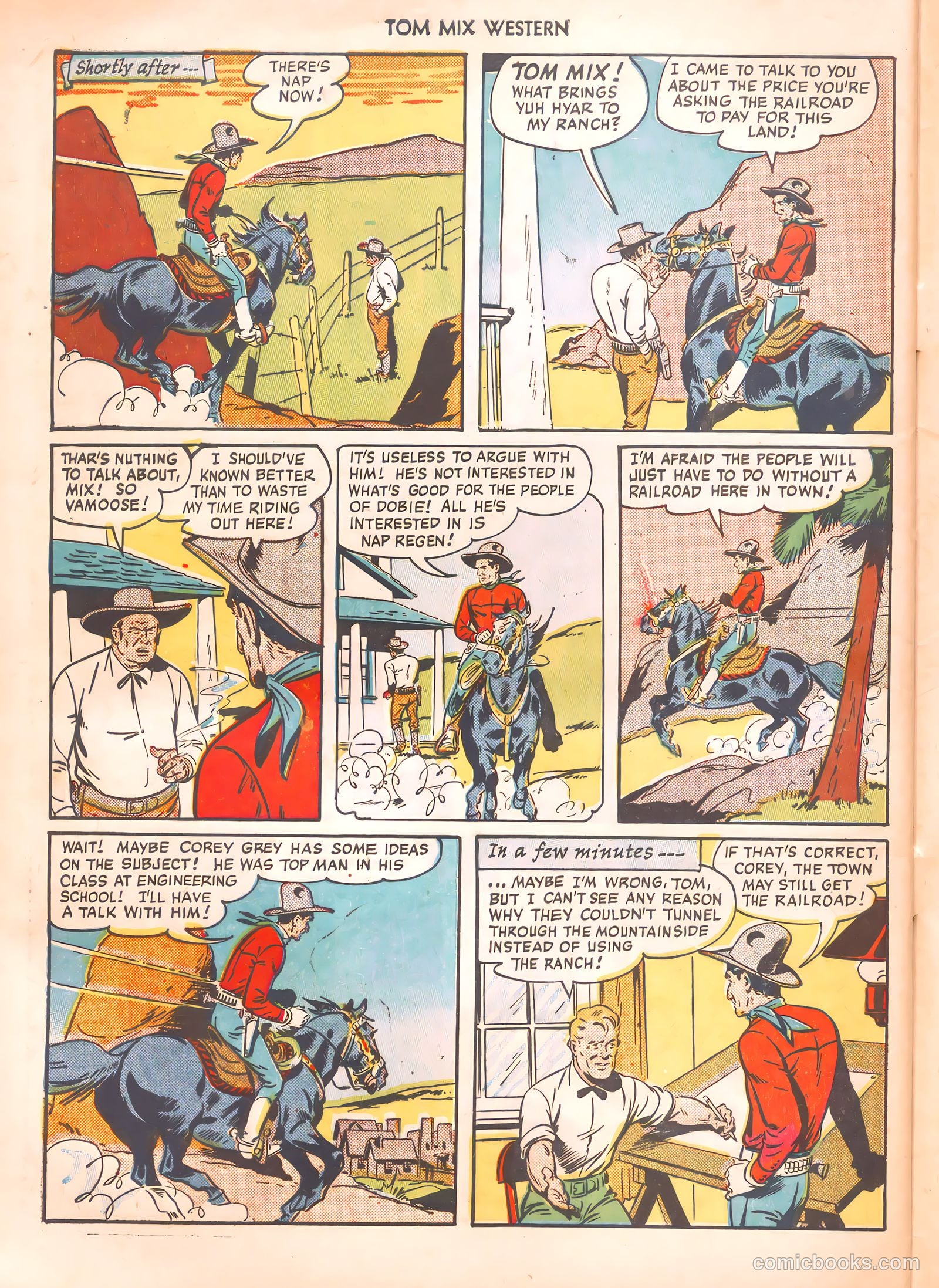 Tom Mix Western #36 (1950) — page 44 of 52