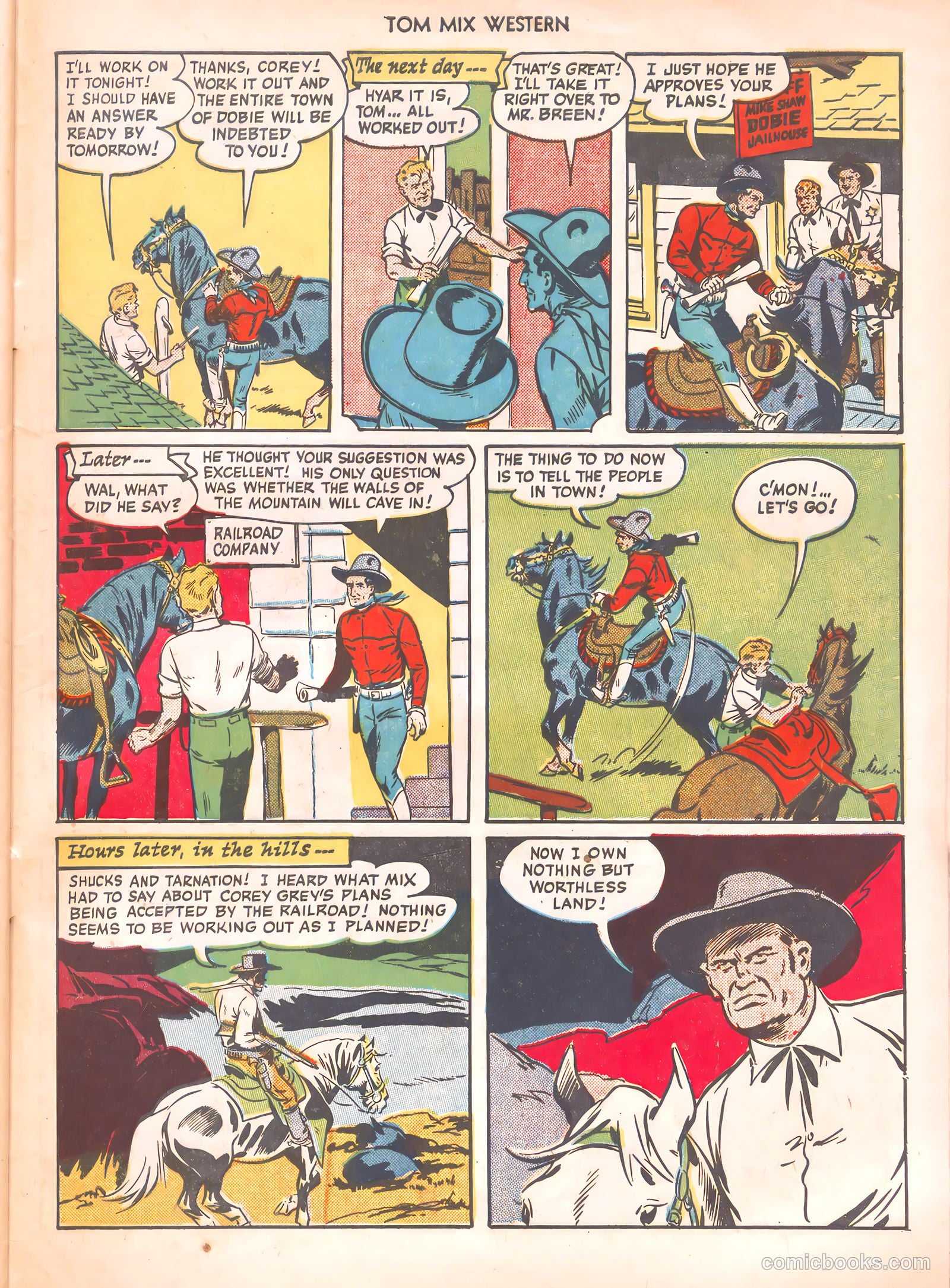 Tom Mix Western #36 (1950) — page 45 of 52