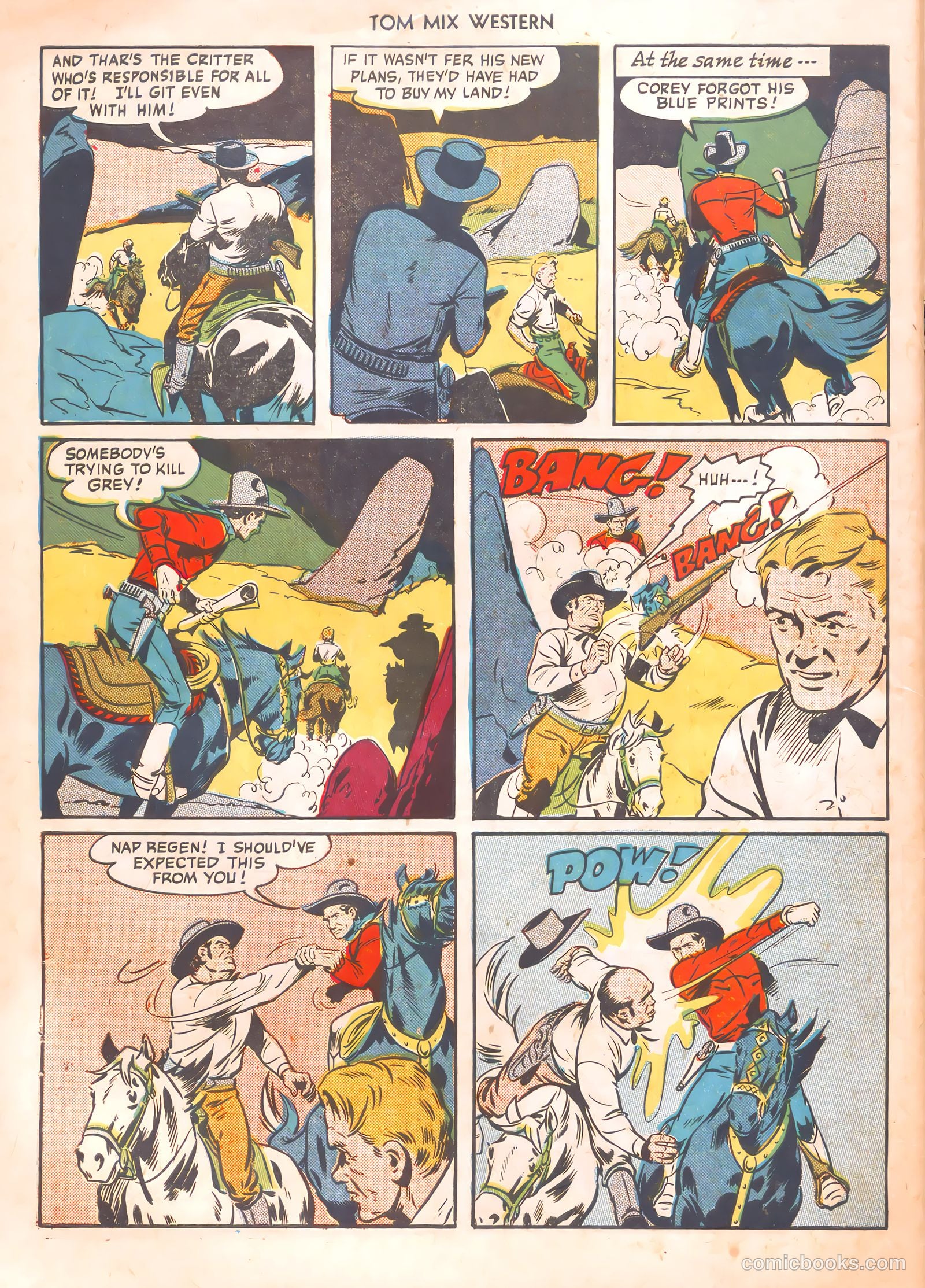 Tom Mix Western #36 (1950) — page 46 of 52