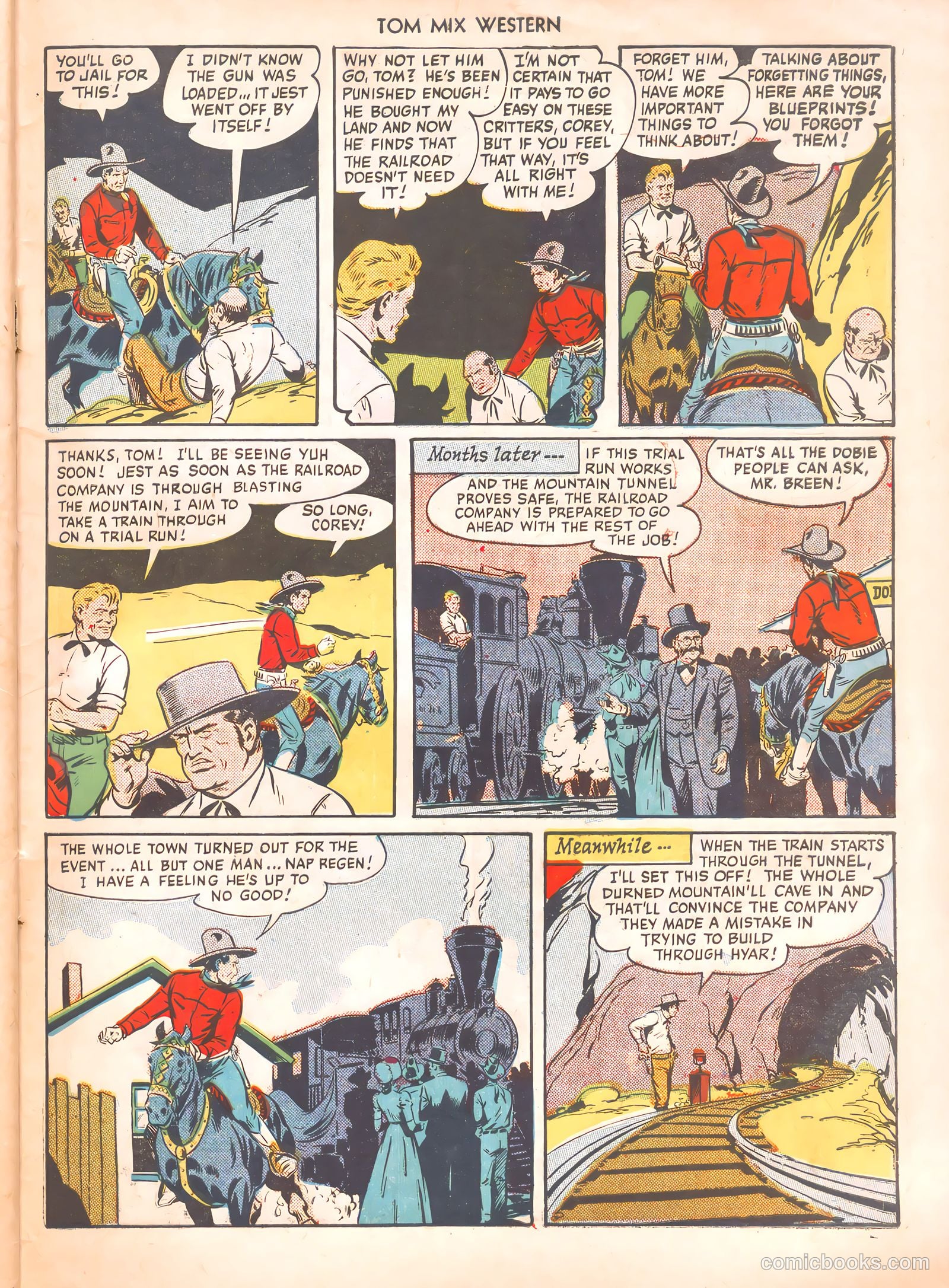 Tom Mix Western #36 (1950) — page 47 of 52