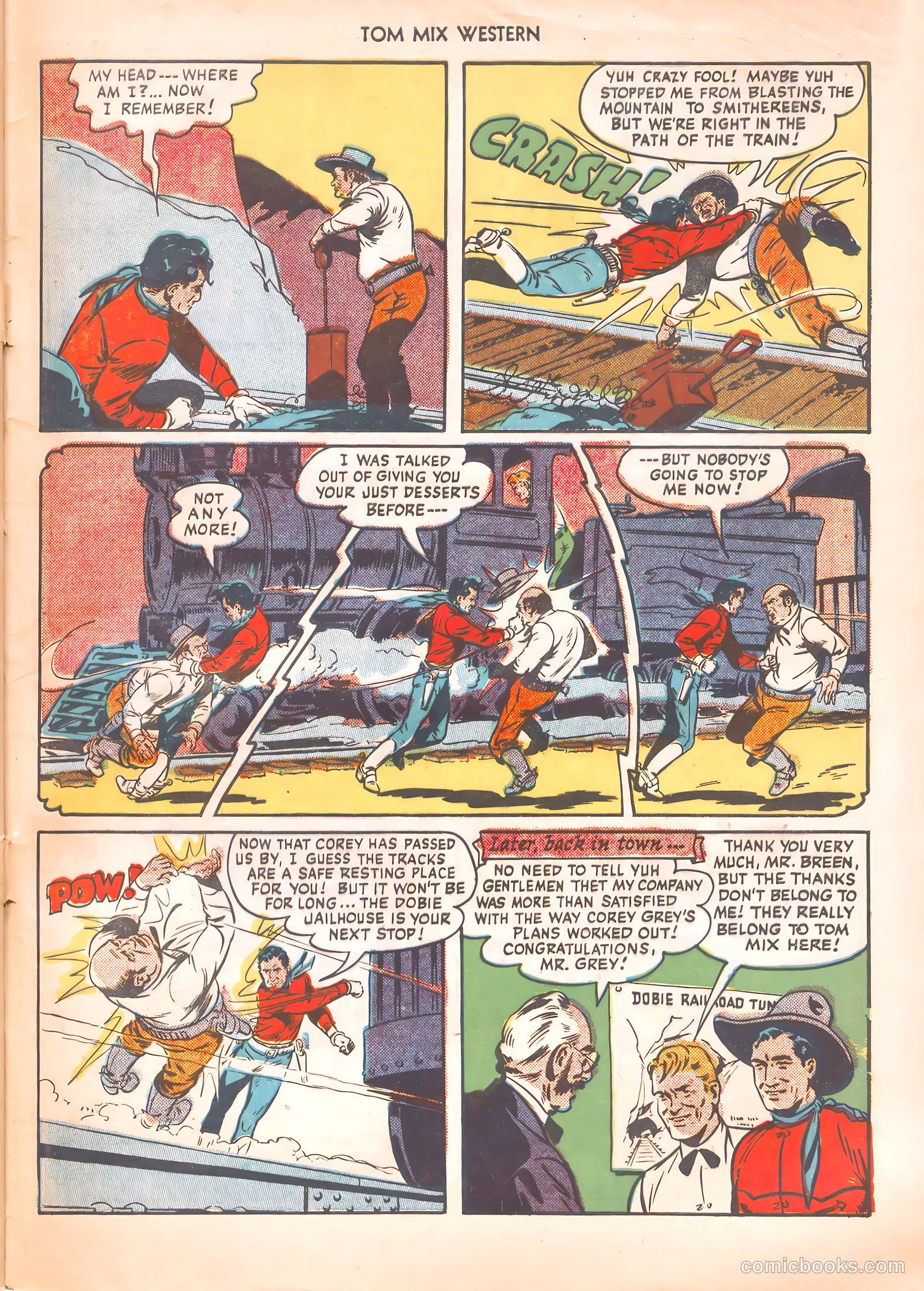 Tom Mix Western #36 (1950) — page 49 of 52
