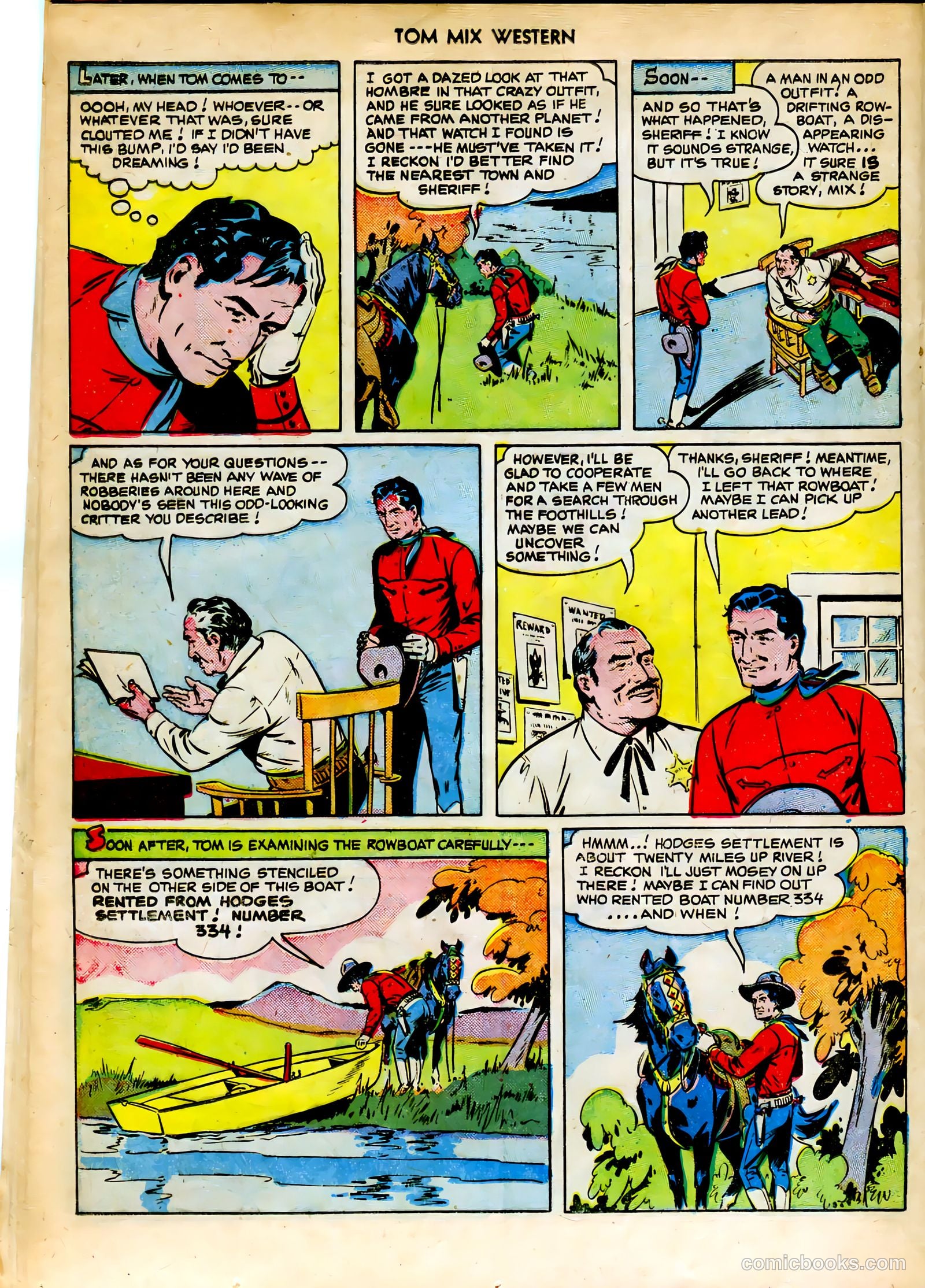 Tom Mix Western #37 (1951) — page 28 of 52