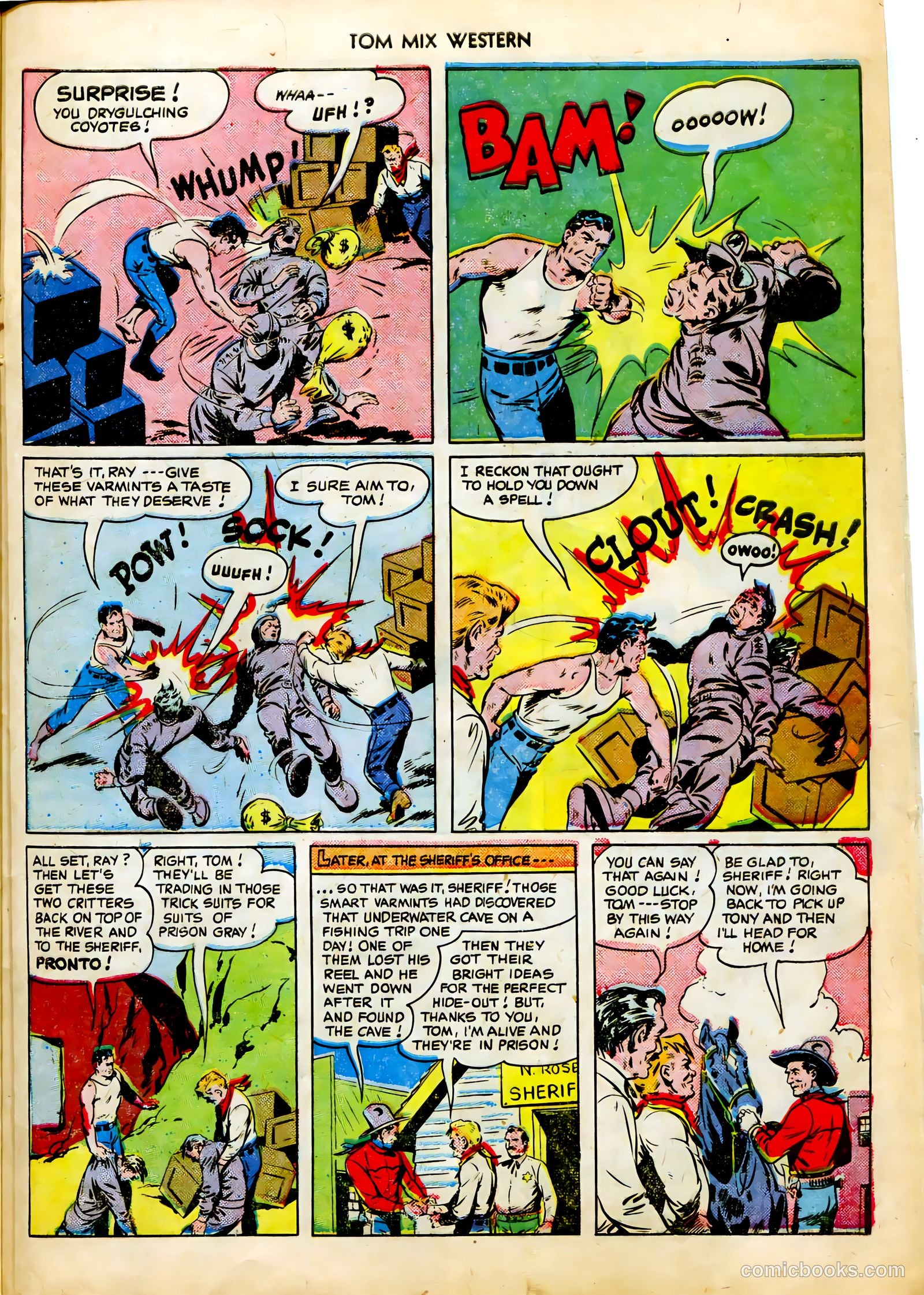 Tom Mix Western #37 (1951) — page 33 of 52