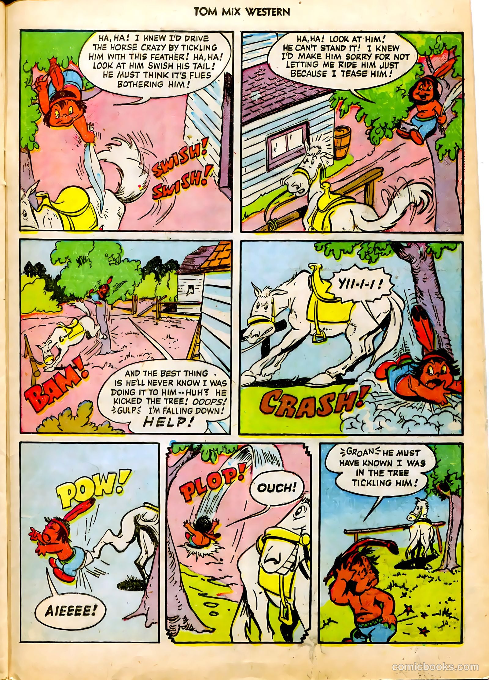 Tom Mix Western #37 (1951) — page 37 of 52