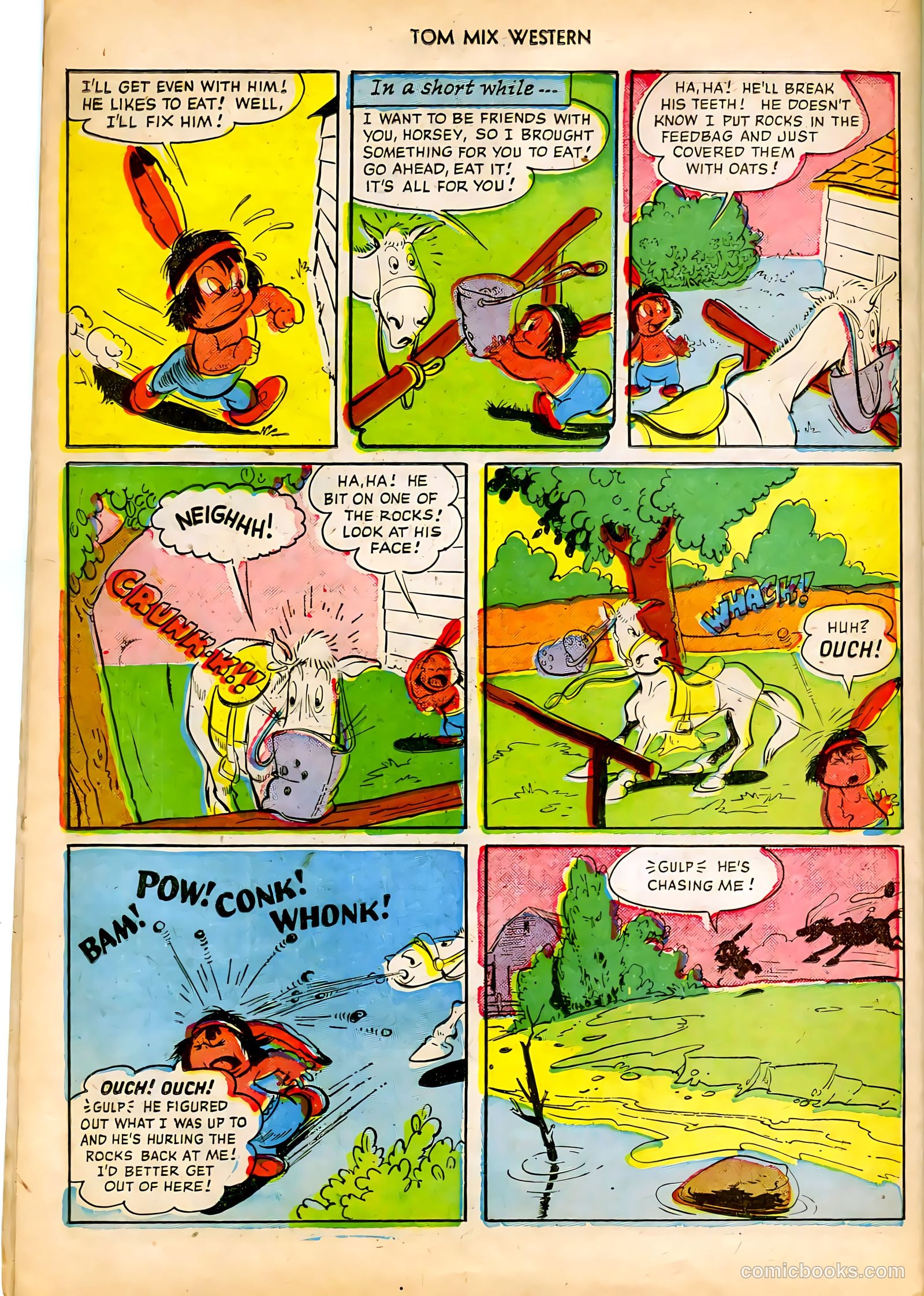Tom Mix Western #37 (1951) — page 38 of 52