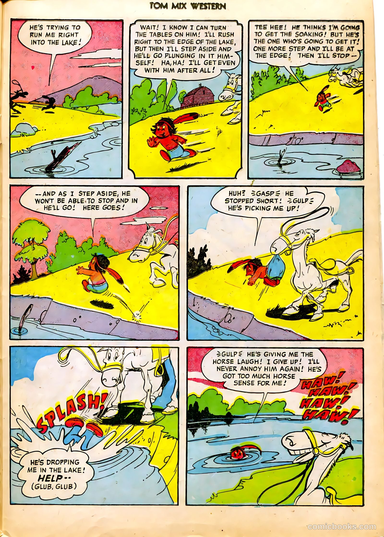 Tom Mix Western #37 (1951) — page 39 of 52