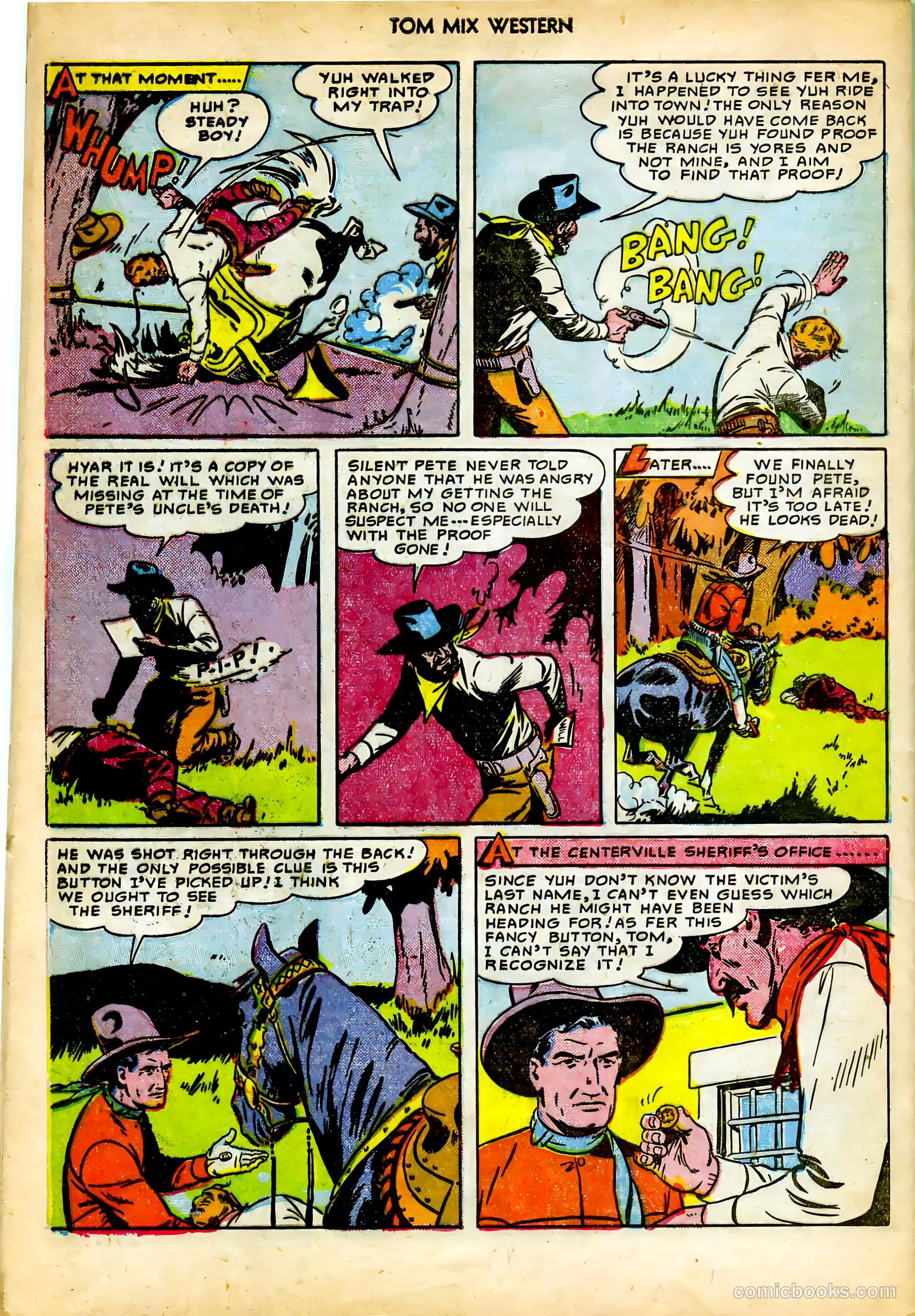 Tom Mix Western #37 (1951) — page 44 of 52
