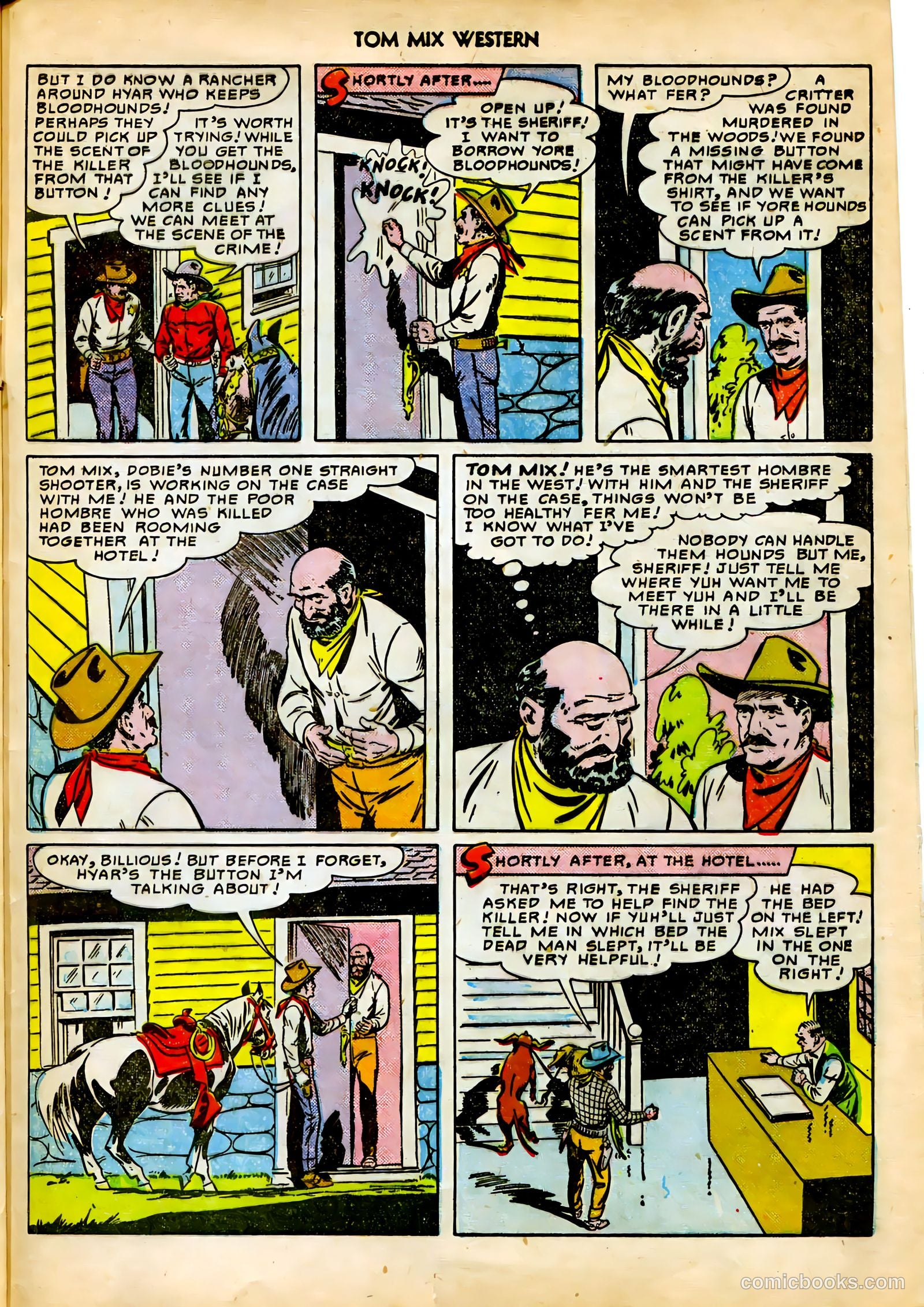 Tom Mix Western #37 (1951) — page 45 of 52