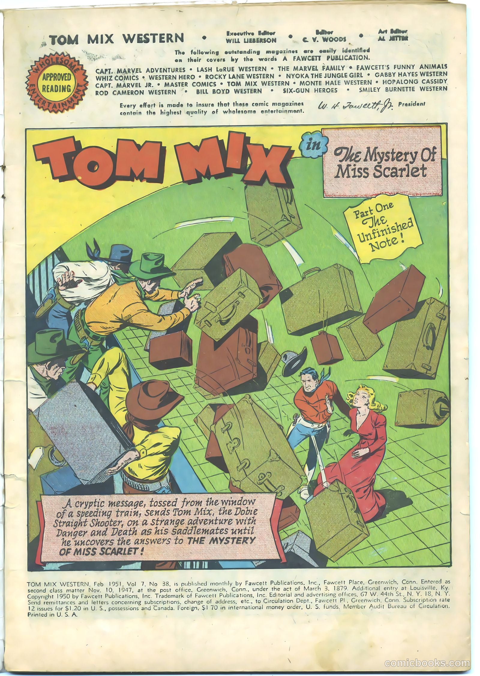 Tom Mix Western #38 (1951) — page 3 of 36