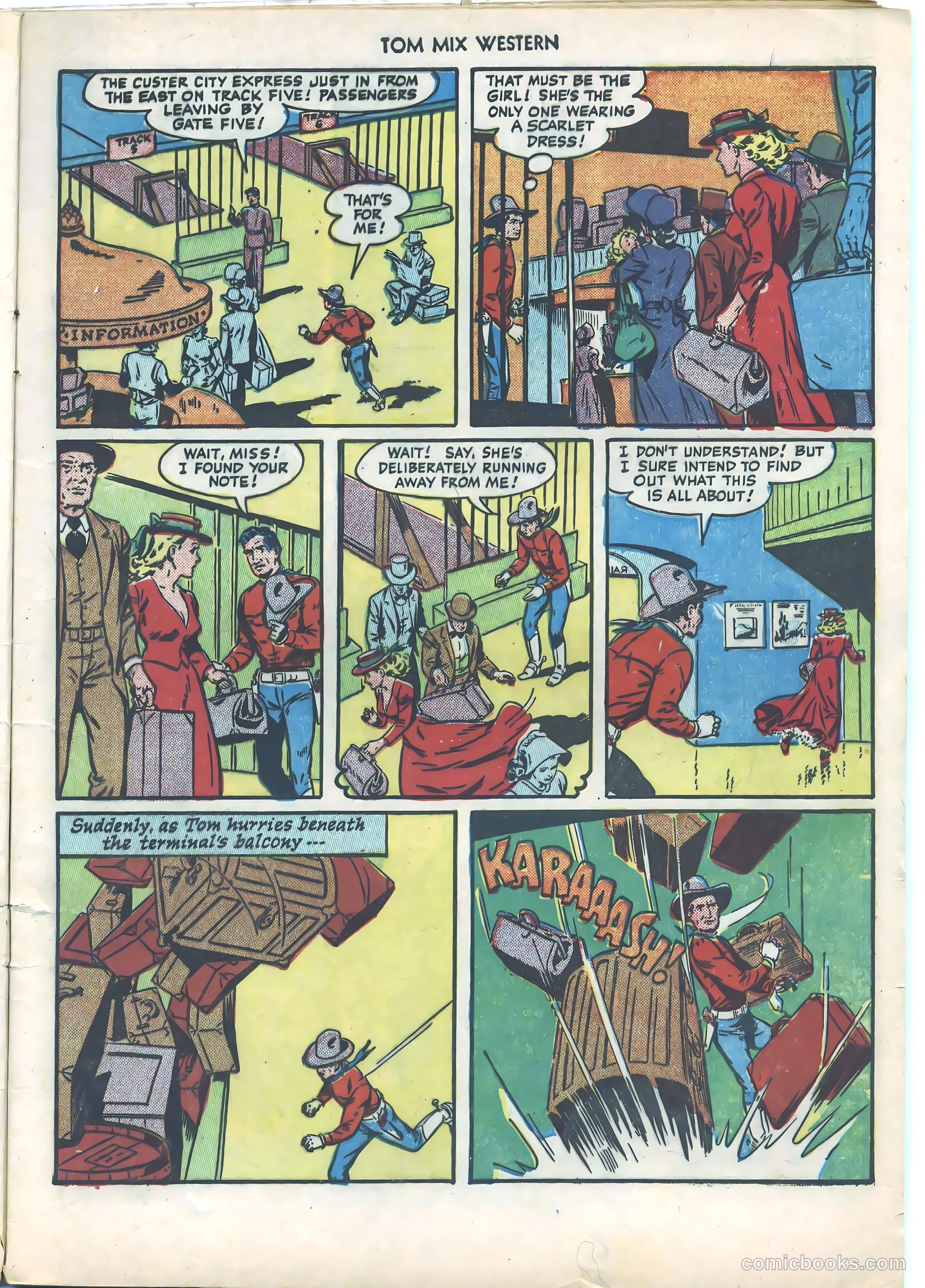 Tom Mix Western #38 (1951) — page 5 of 36