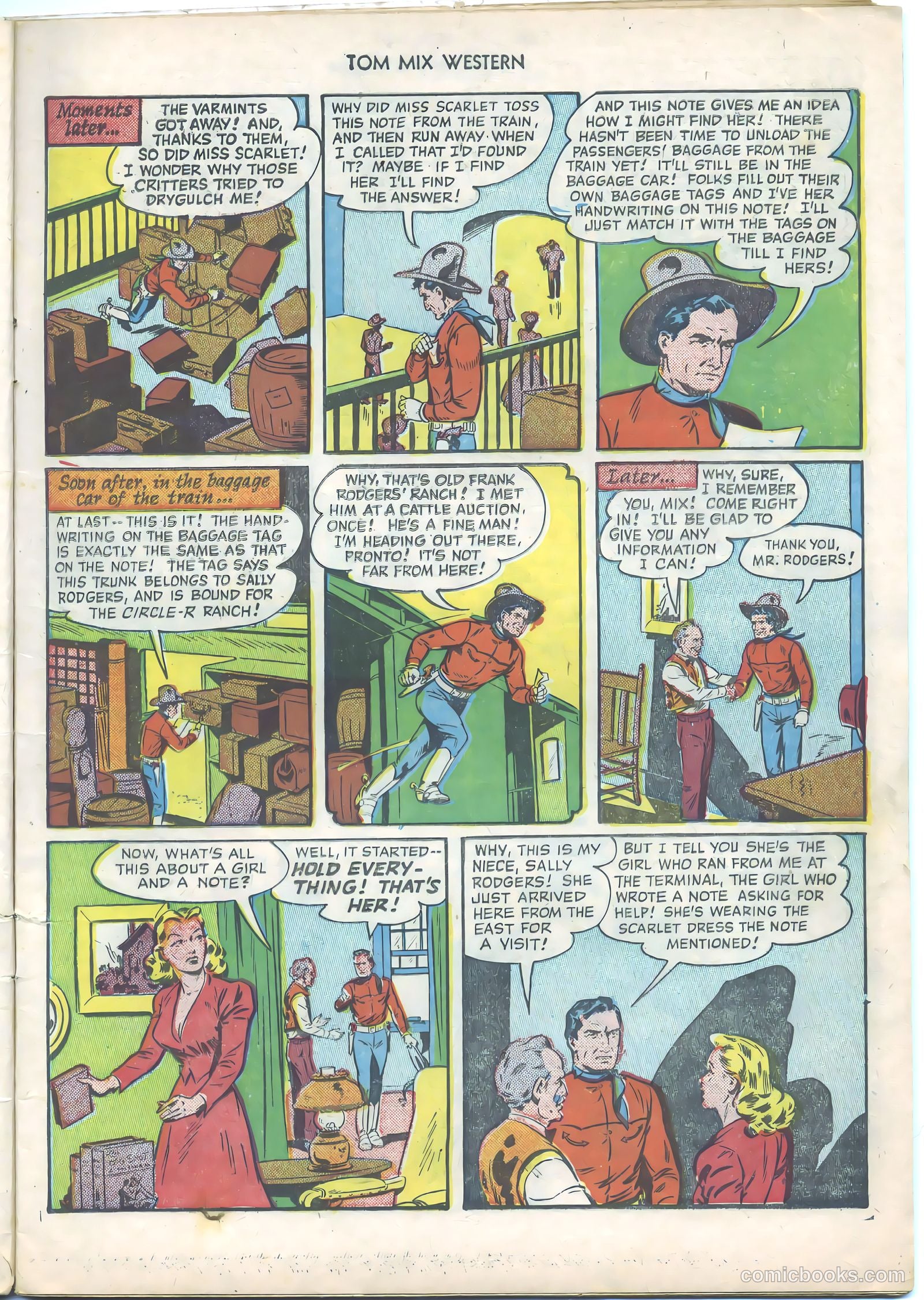 Tom Mix Western #38 (1951) — page 7 of 36