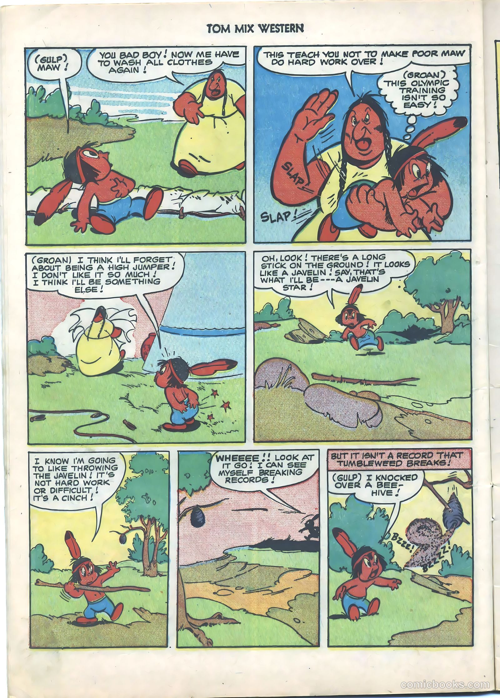 Tom Mix Western #38 (1951) — page 12 of 36
