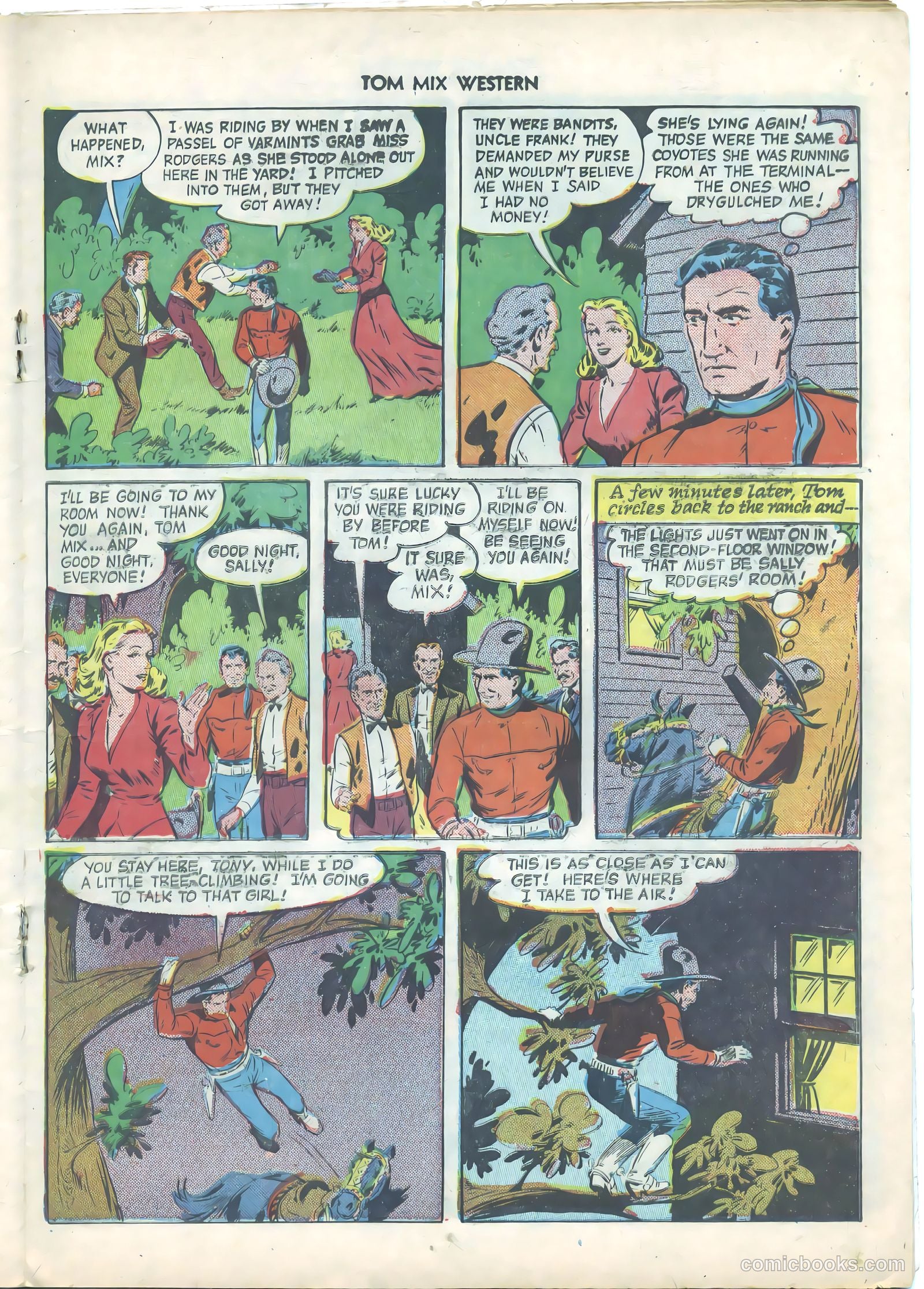 Tom Mix Western #38 (1951) — page 19 of 36