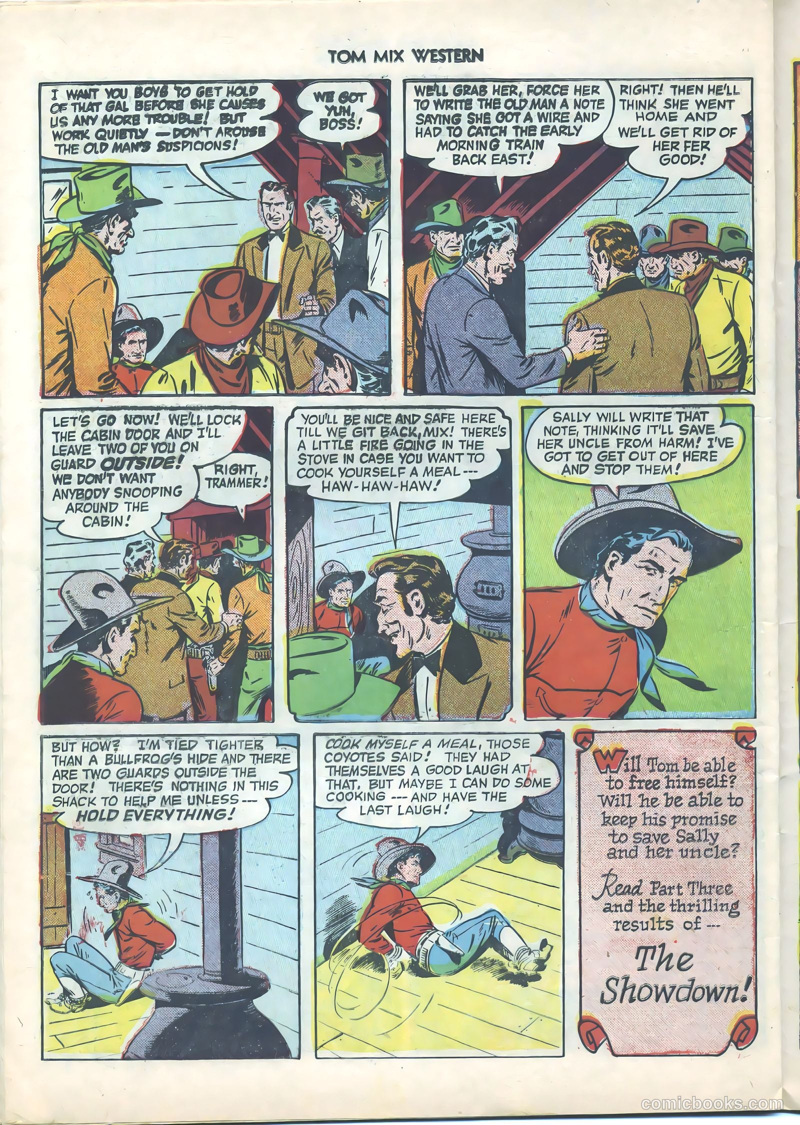 Tom Mix Western #38 (1951) — page 22 of 36