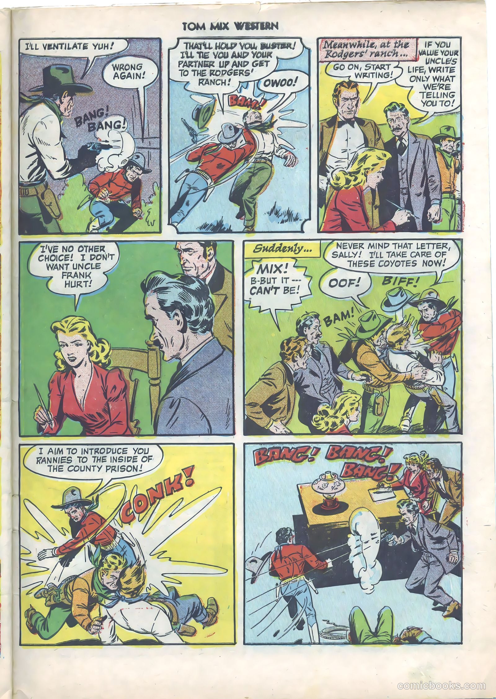 Tom Mix Western #38 (1951) — page 31 of 36