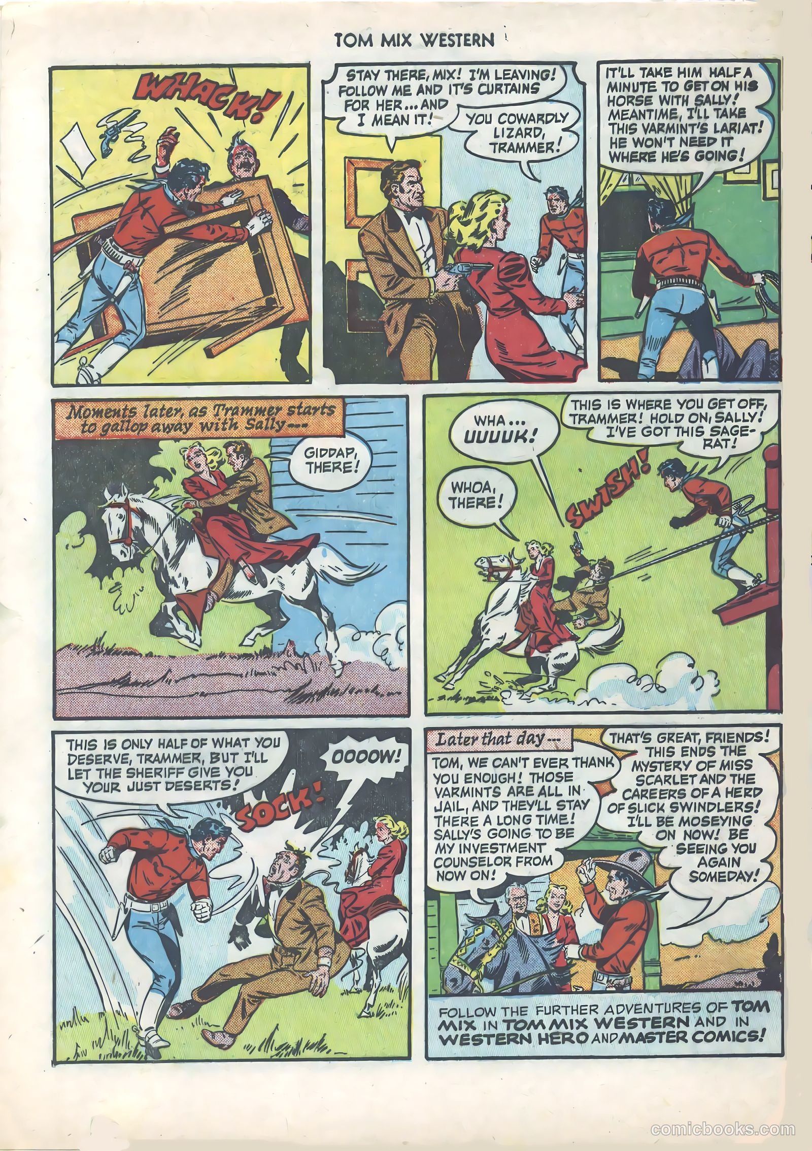 Tom Mix Western #38 (1951) — page 32 of 36