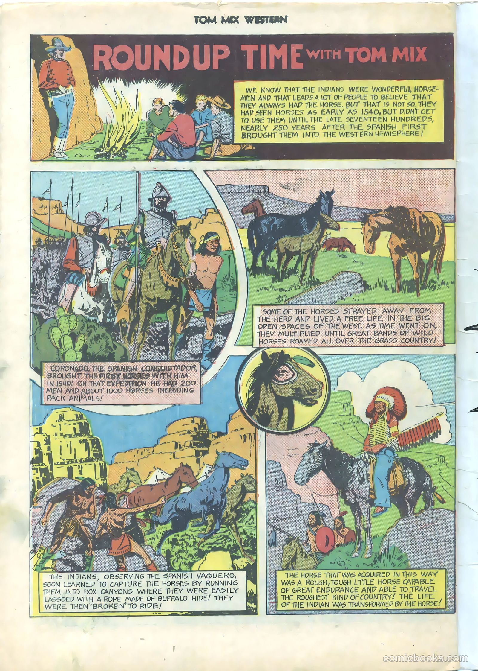Tom Mix Western #38 (1951) — page 34 of 36