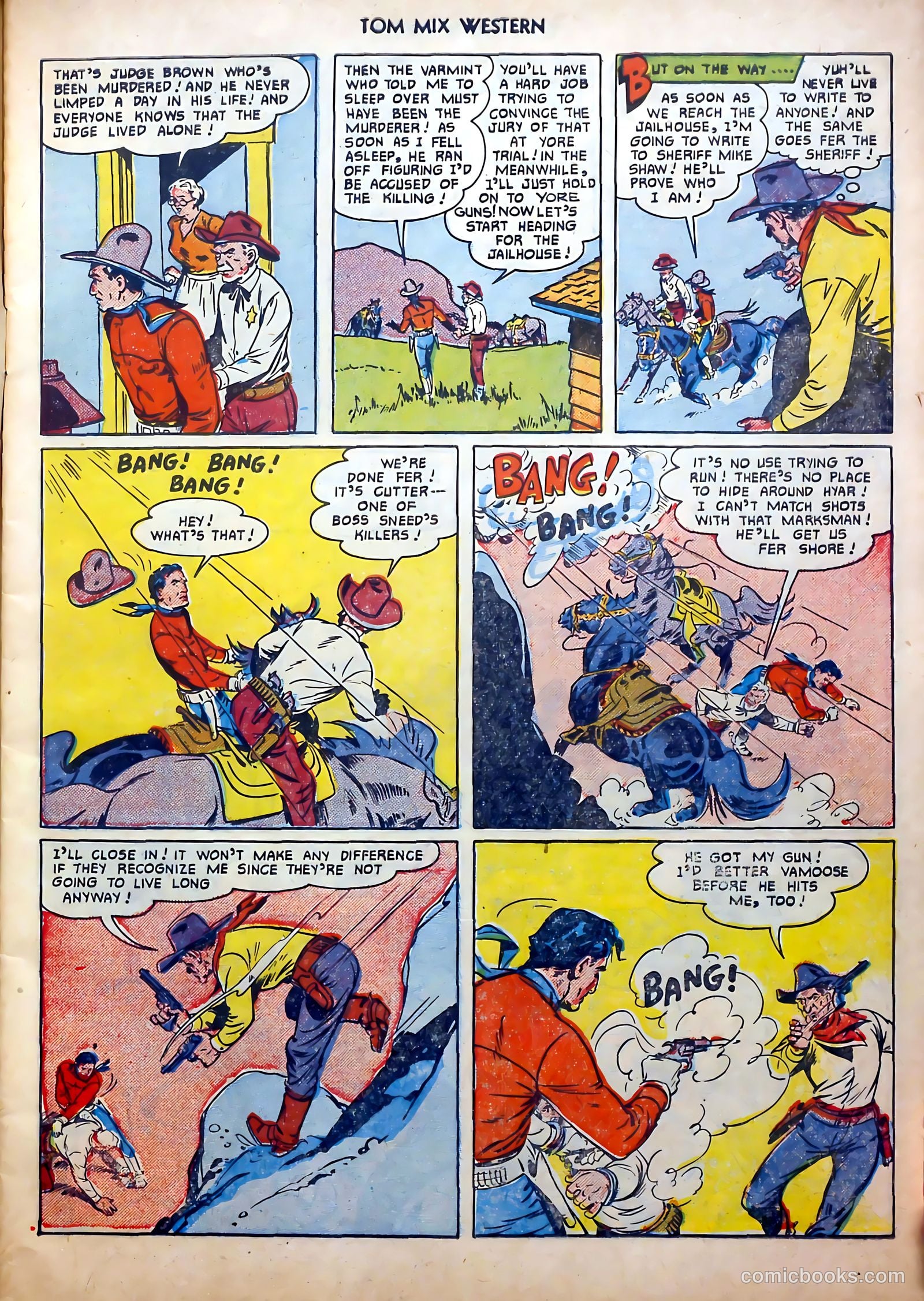 Tom Mix Western #39 (1951) — page 8 of 53