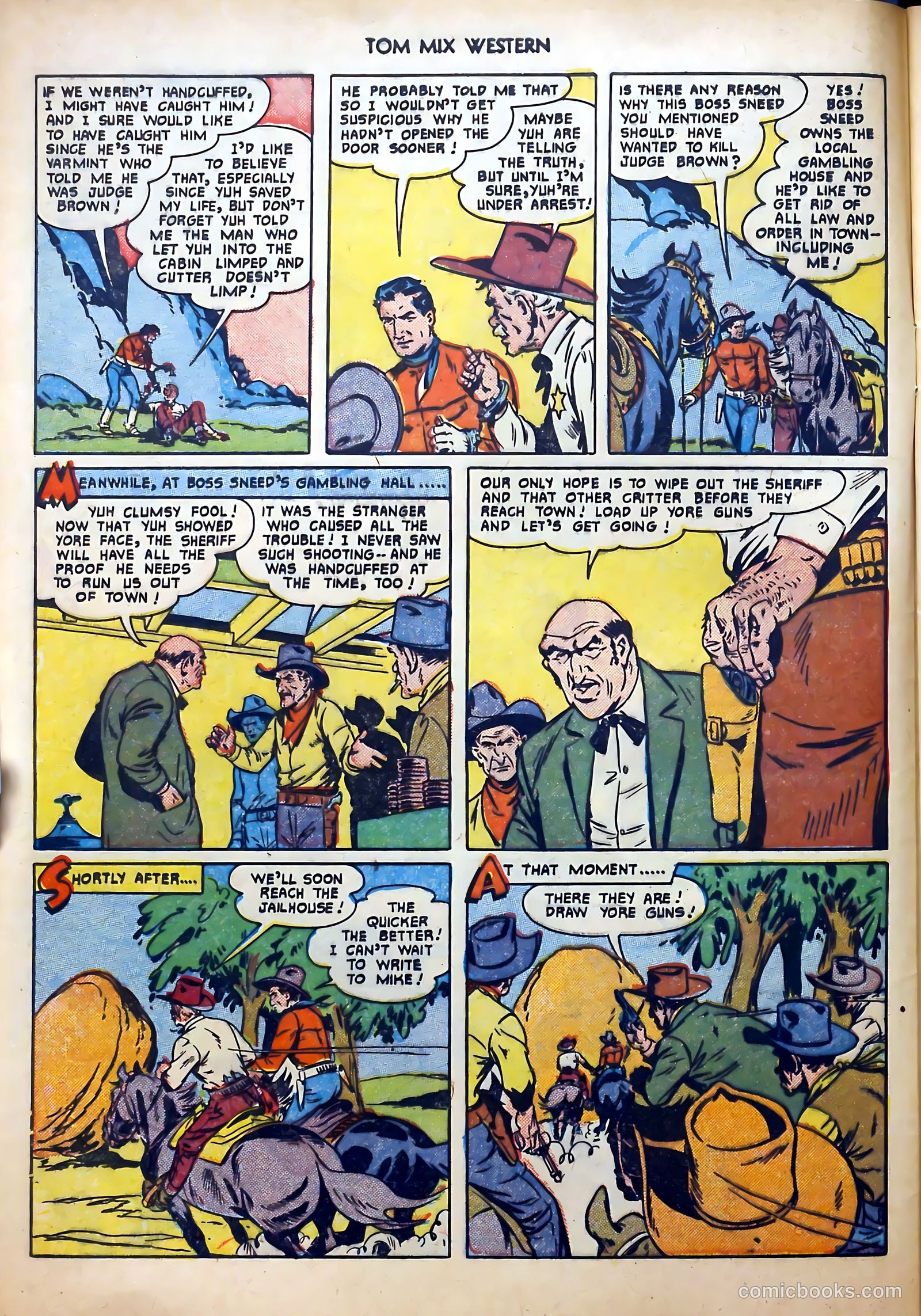 Tom Mix Western #39 (1951) — page 9 of 53