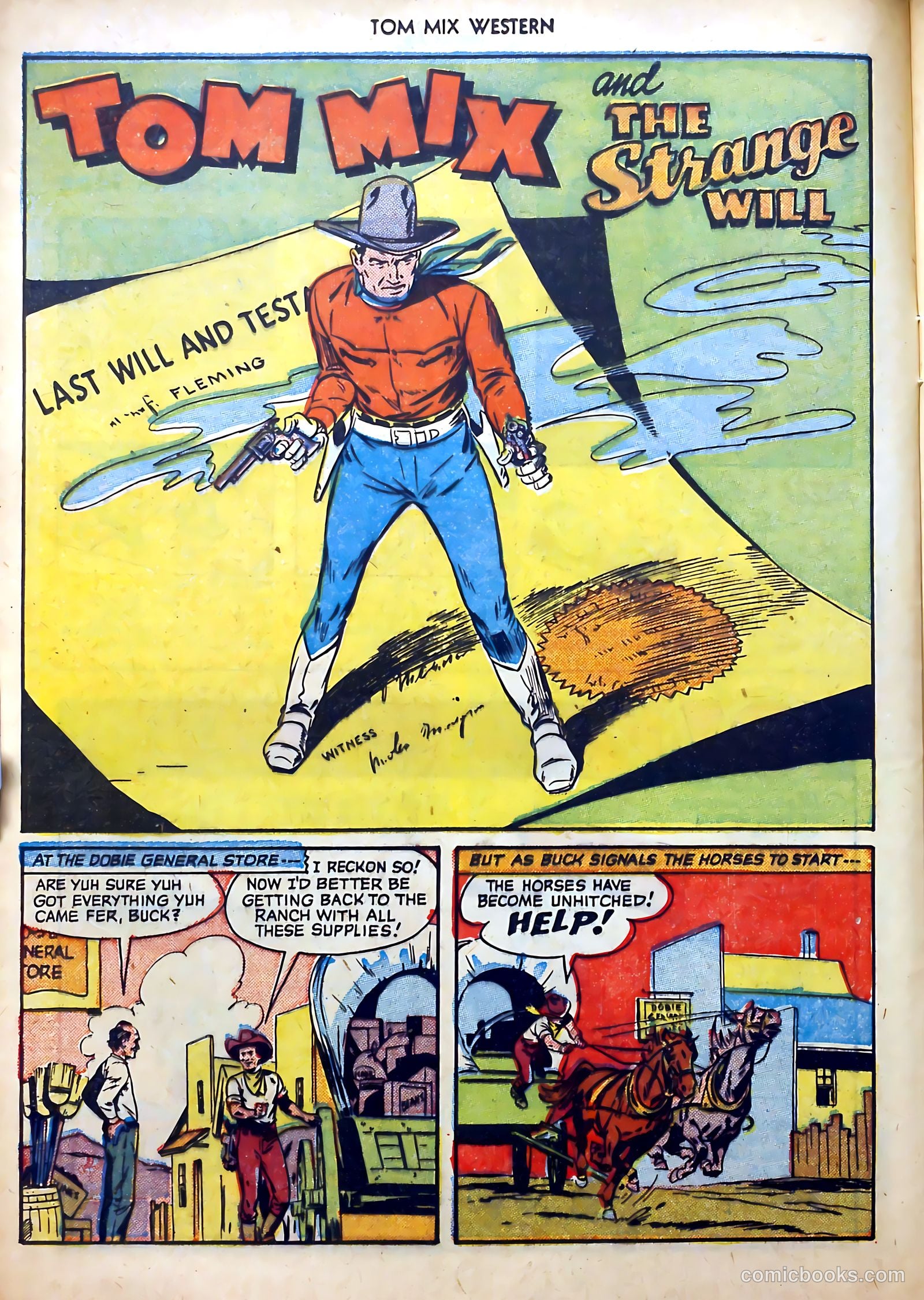 Tom Mix Western #39 (1951) — page 17 of 53