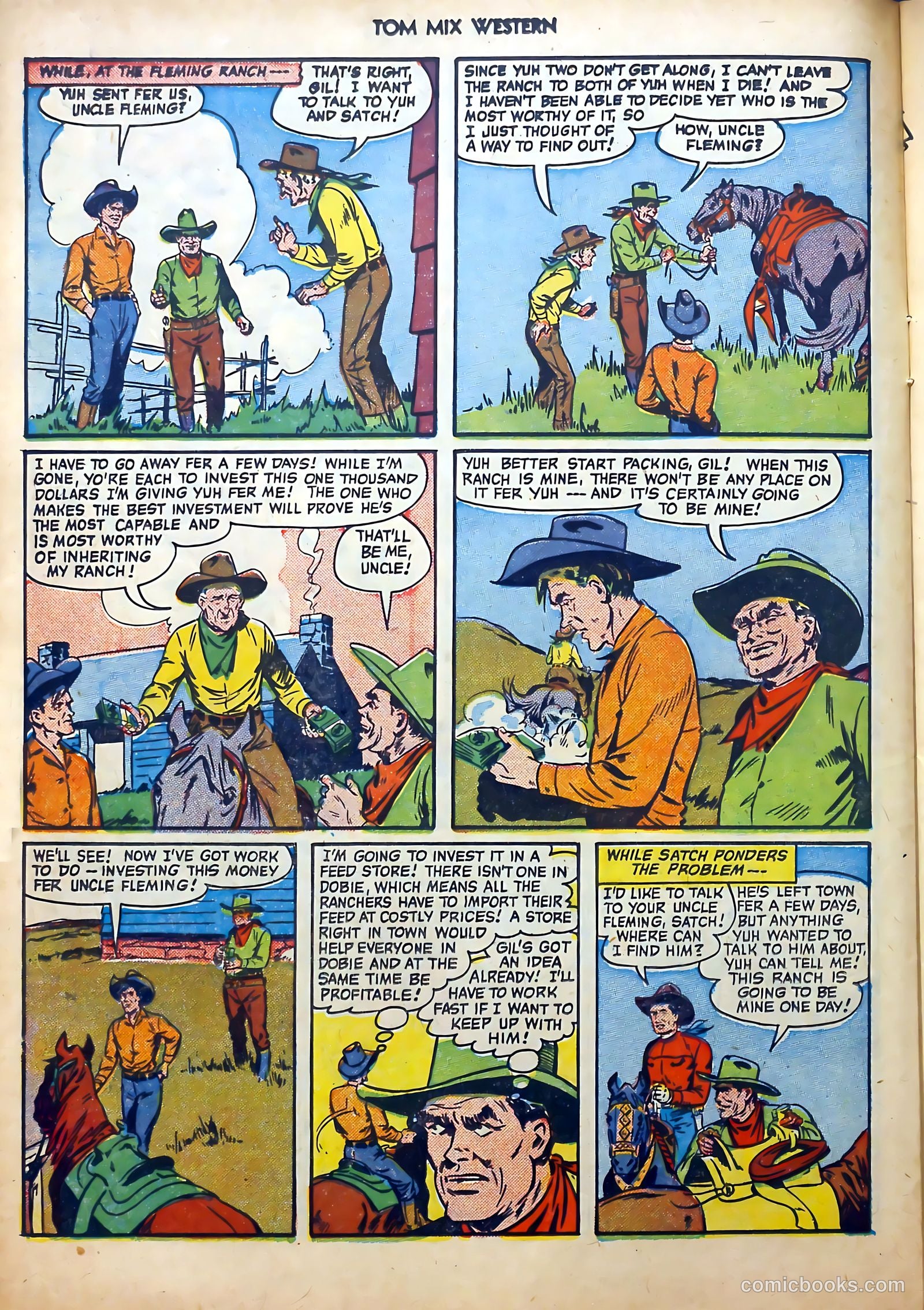 Tom Mix Western #39 (1951) — page 19 of 53