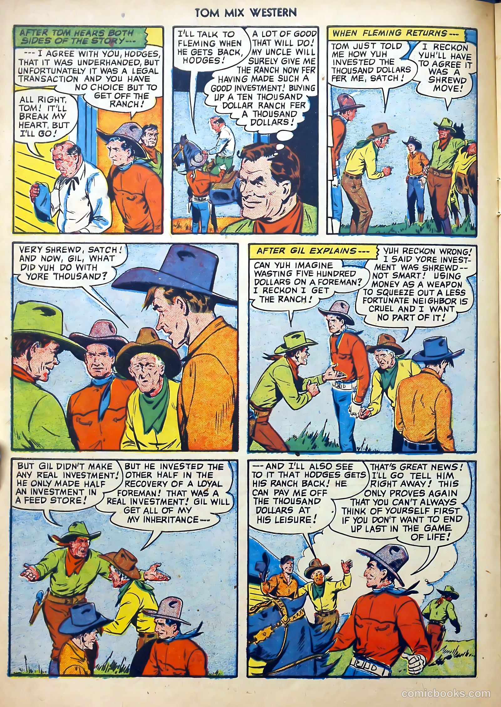 Tom Mix Western #39 (1951) — page 23 of 53