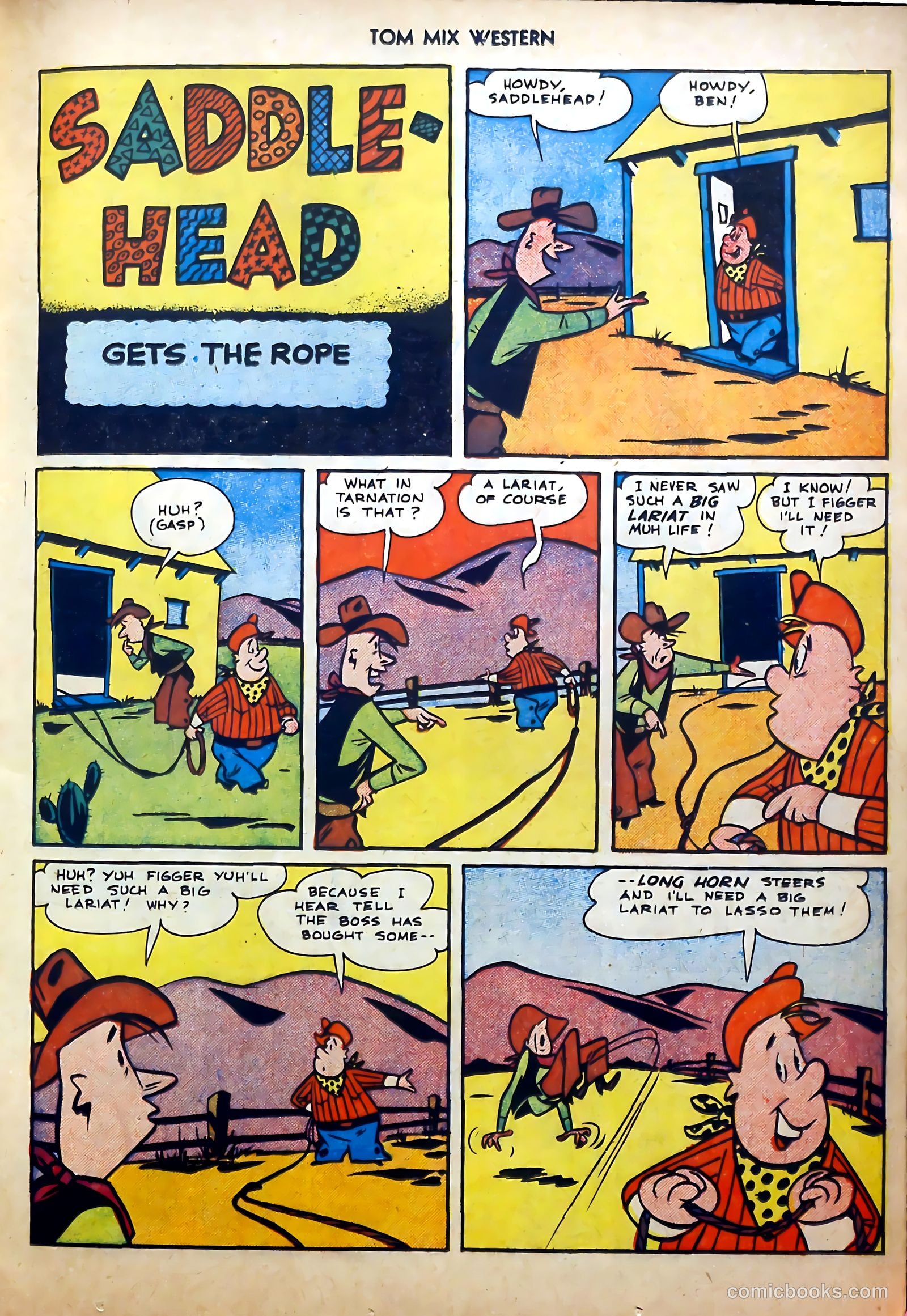 Tom Mix Western #39 (1951) — page 26 of 53