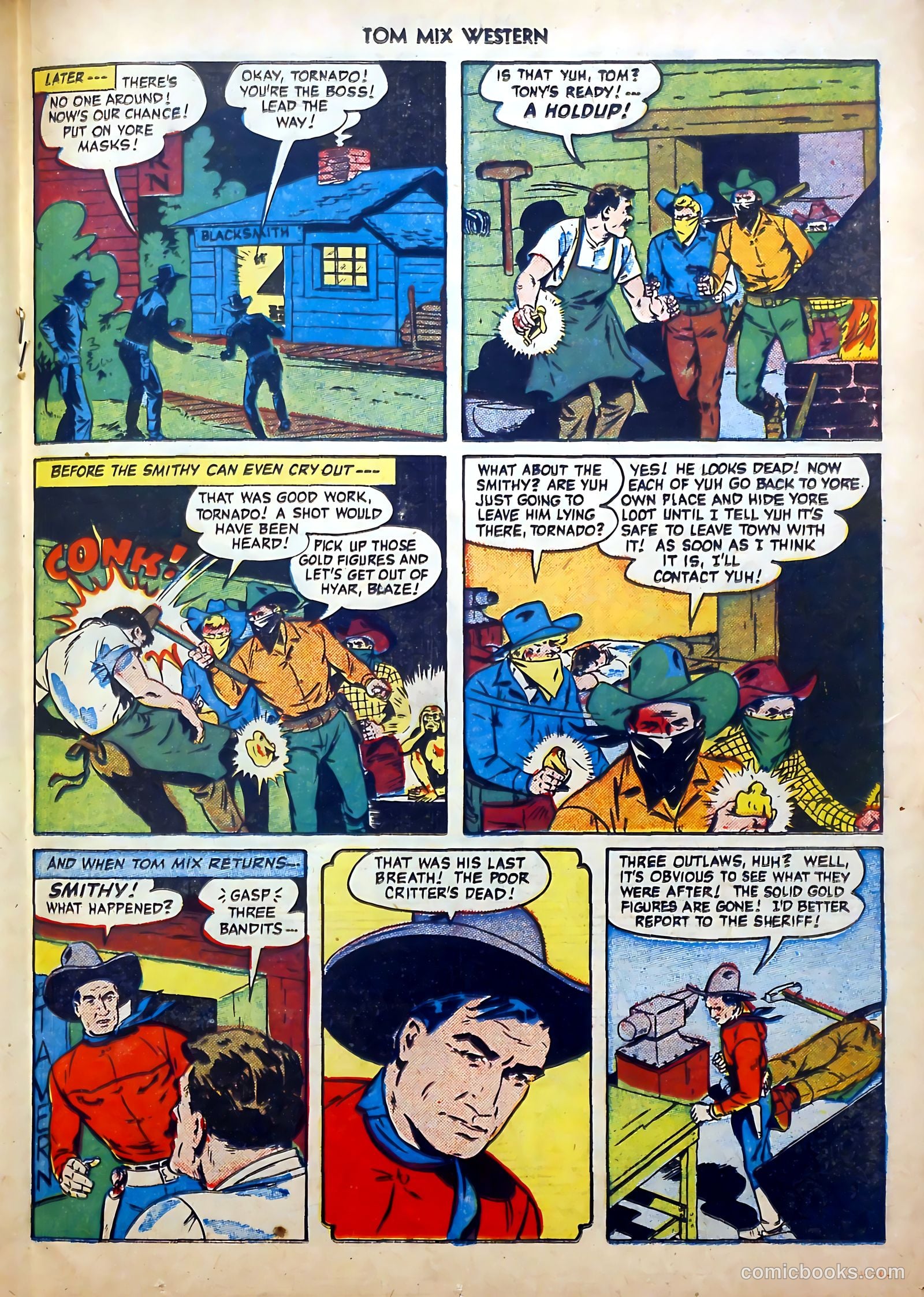 Tom Mix Western #39 (1951) — page 28 of 53