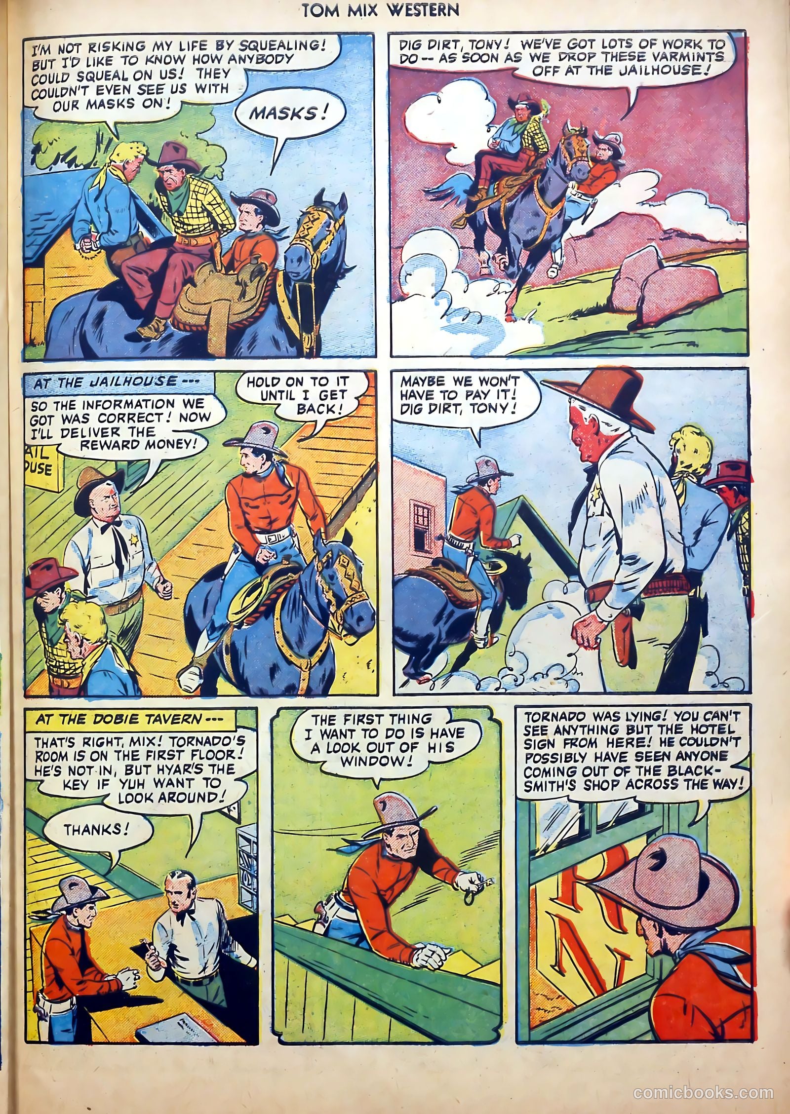 Tom Mix Western #39 (1951) — page 32 of 53