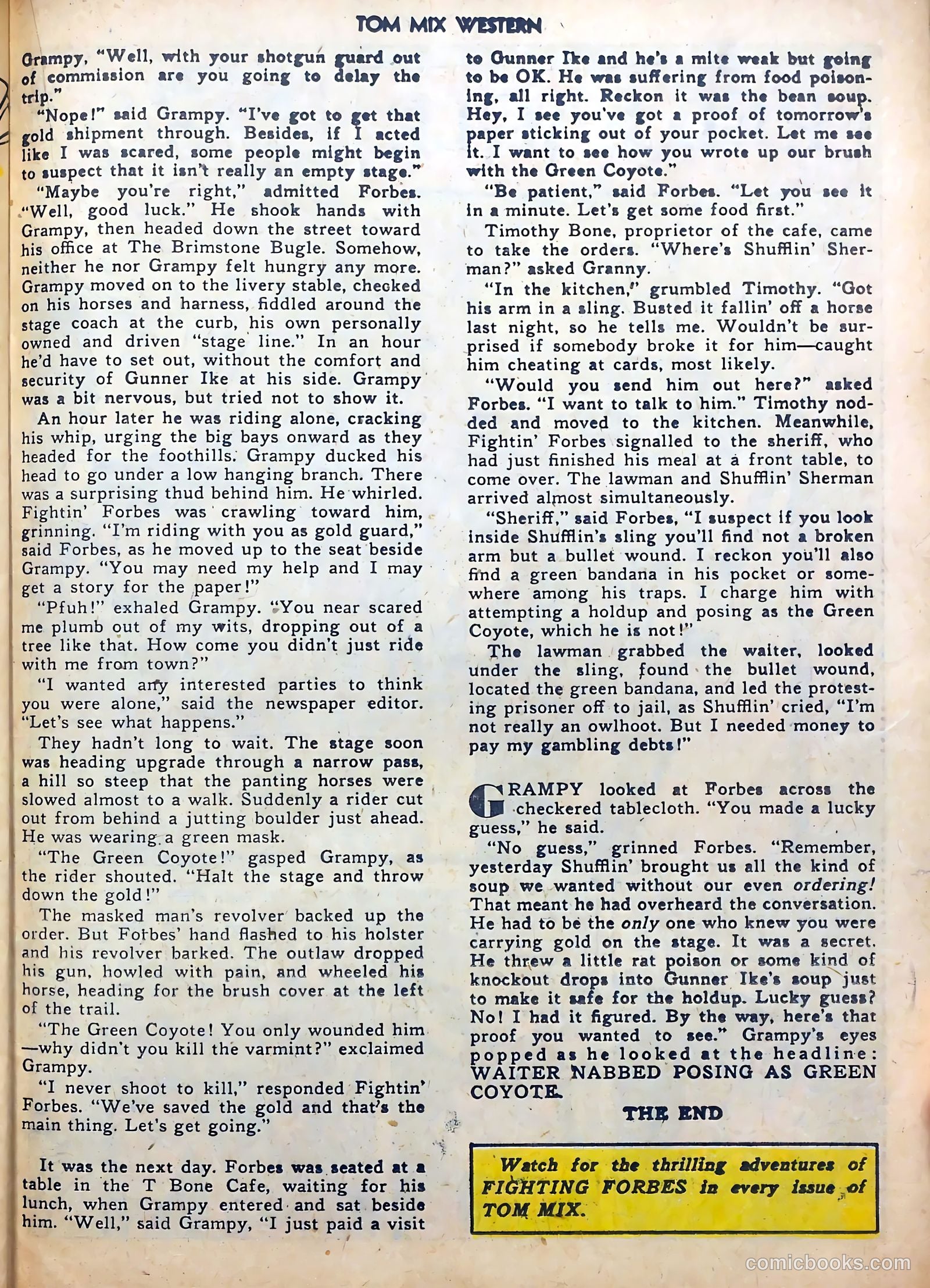 Tom Mix Western #39 (1951) — page 36 of 53