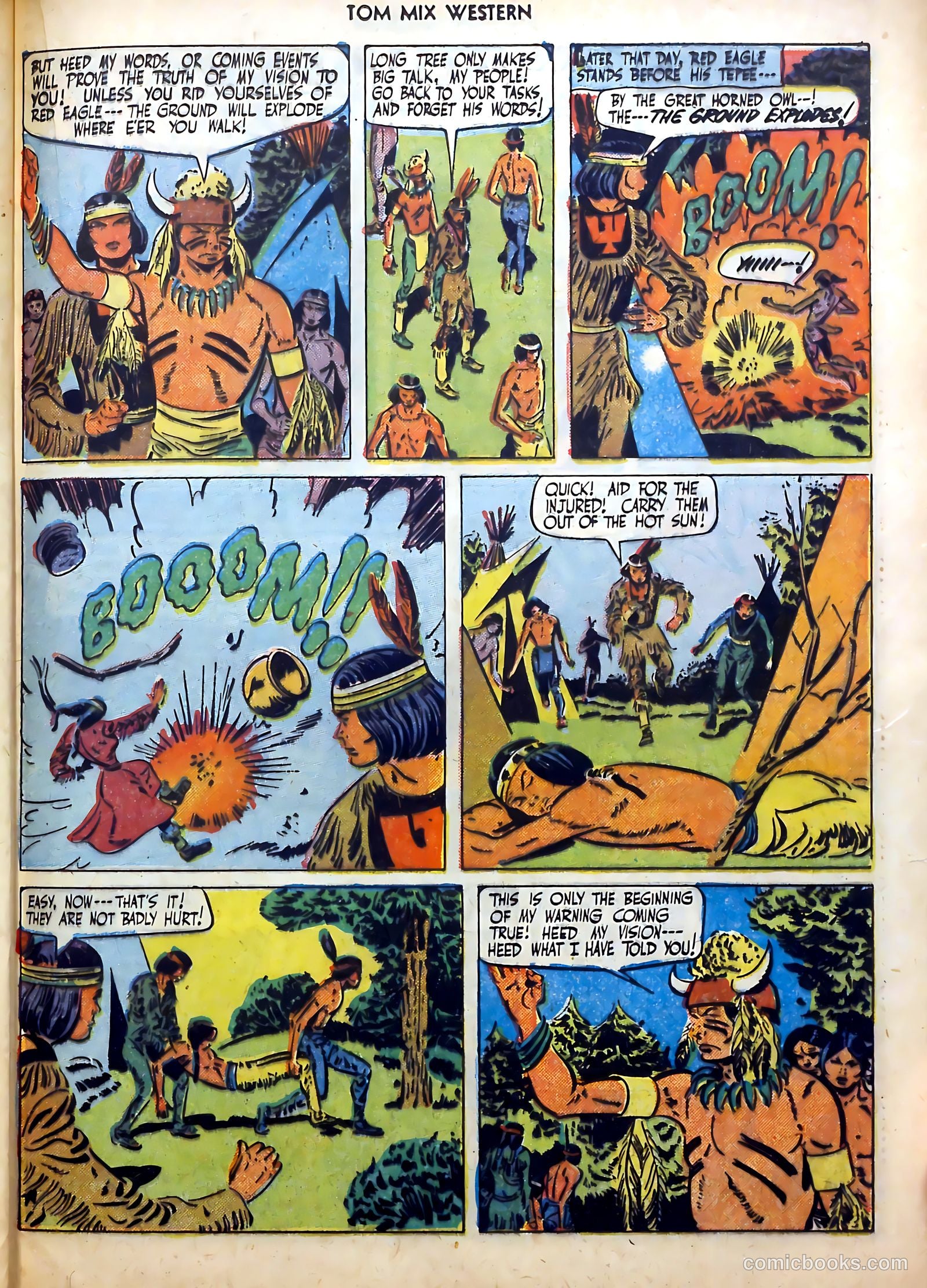 Tom Mix Western #39 (1951) — page 38 of 53