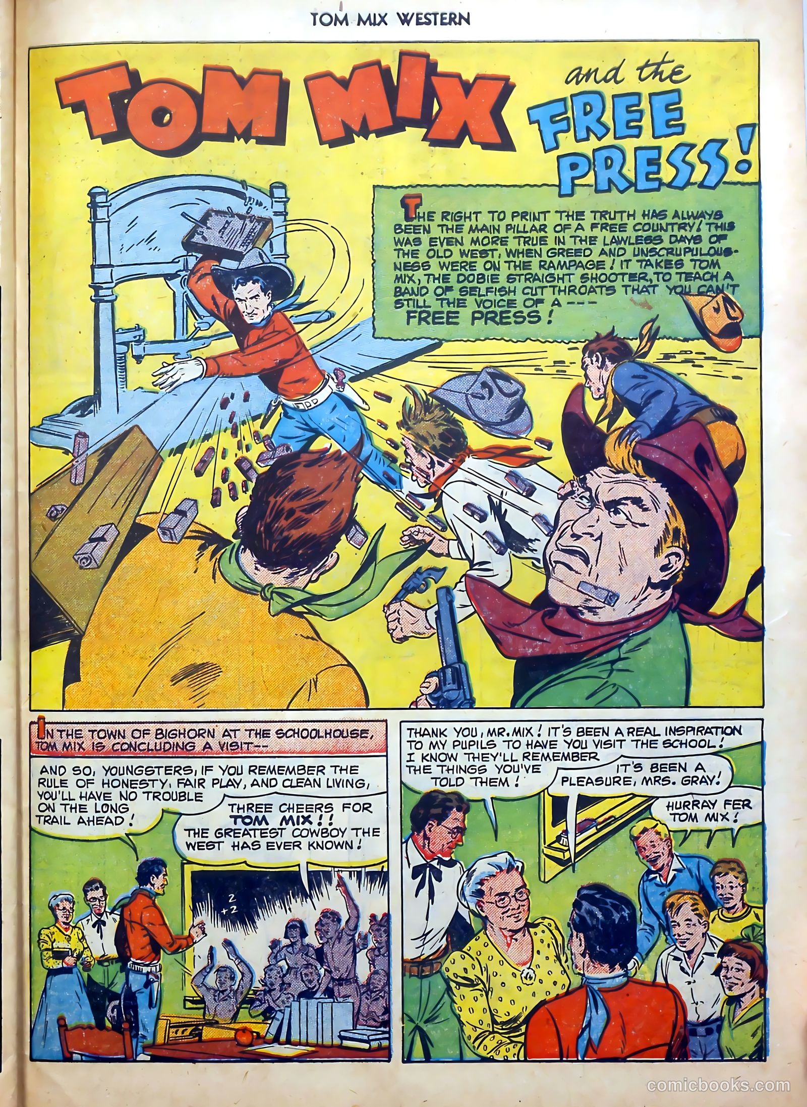 Tom Mix Western #39 (1951) — page 44 of 53
